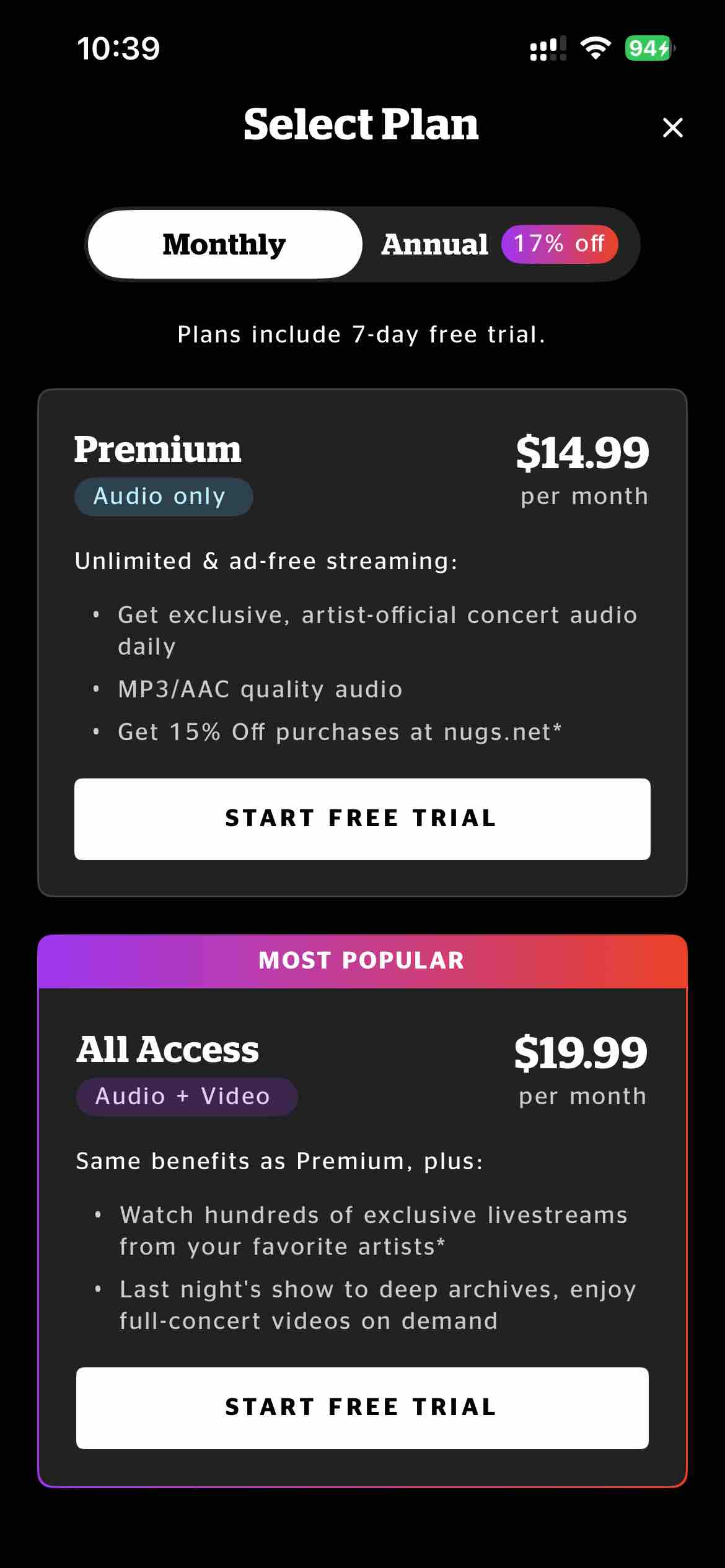 nugs: Live Music Lives Here