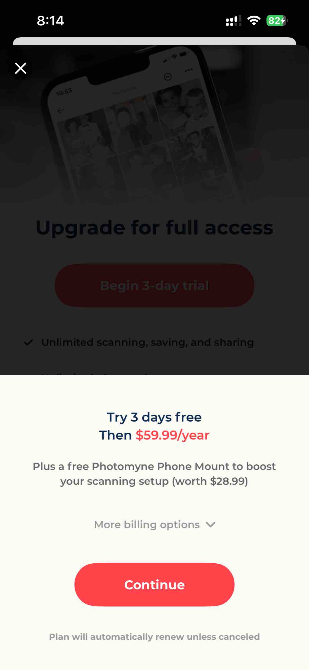 Photo Scan App by Photomyne
