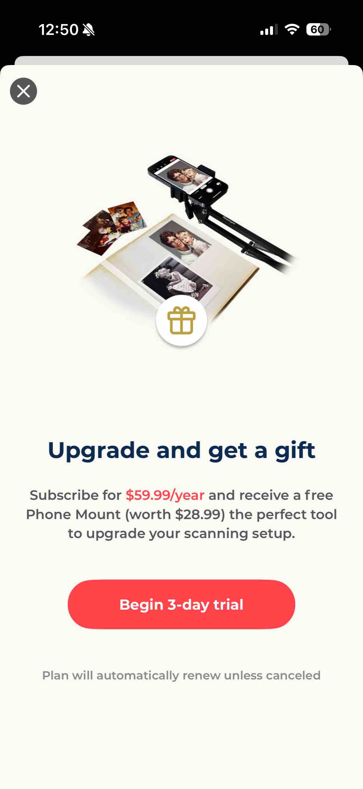 Photo Scan App by Photomyne