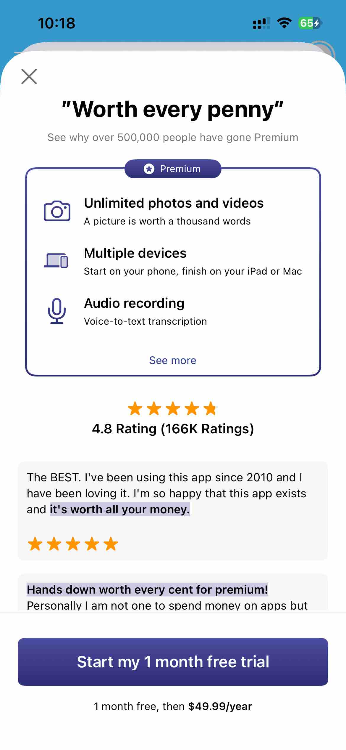 Day One Journal: Private Diary