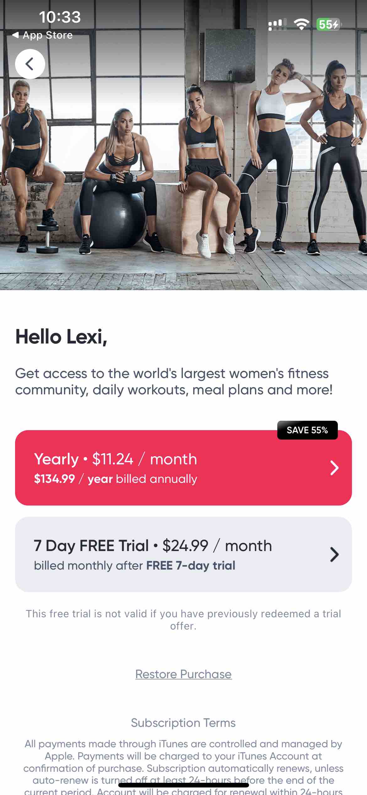 Sweat: Fitness App For Women