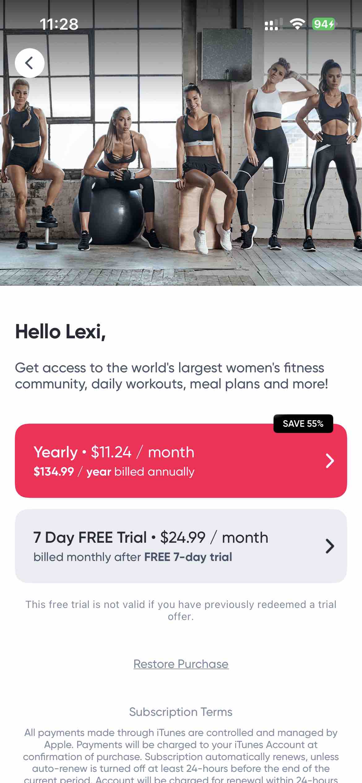 Sweat: Fitness App For Women