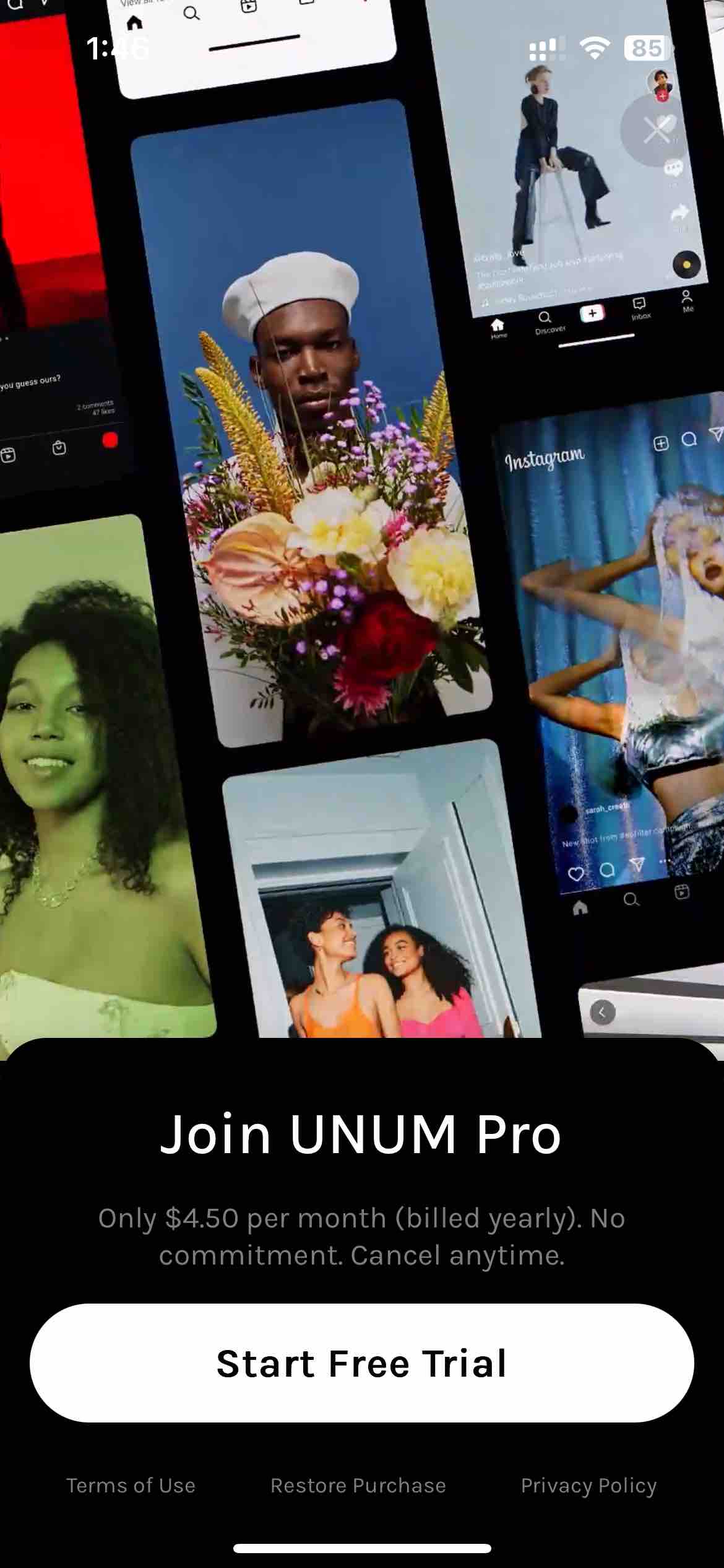 UNUM — Layout for Instagram
