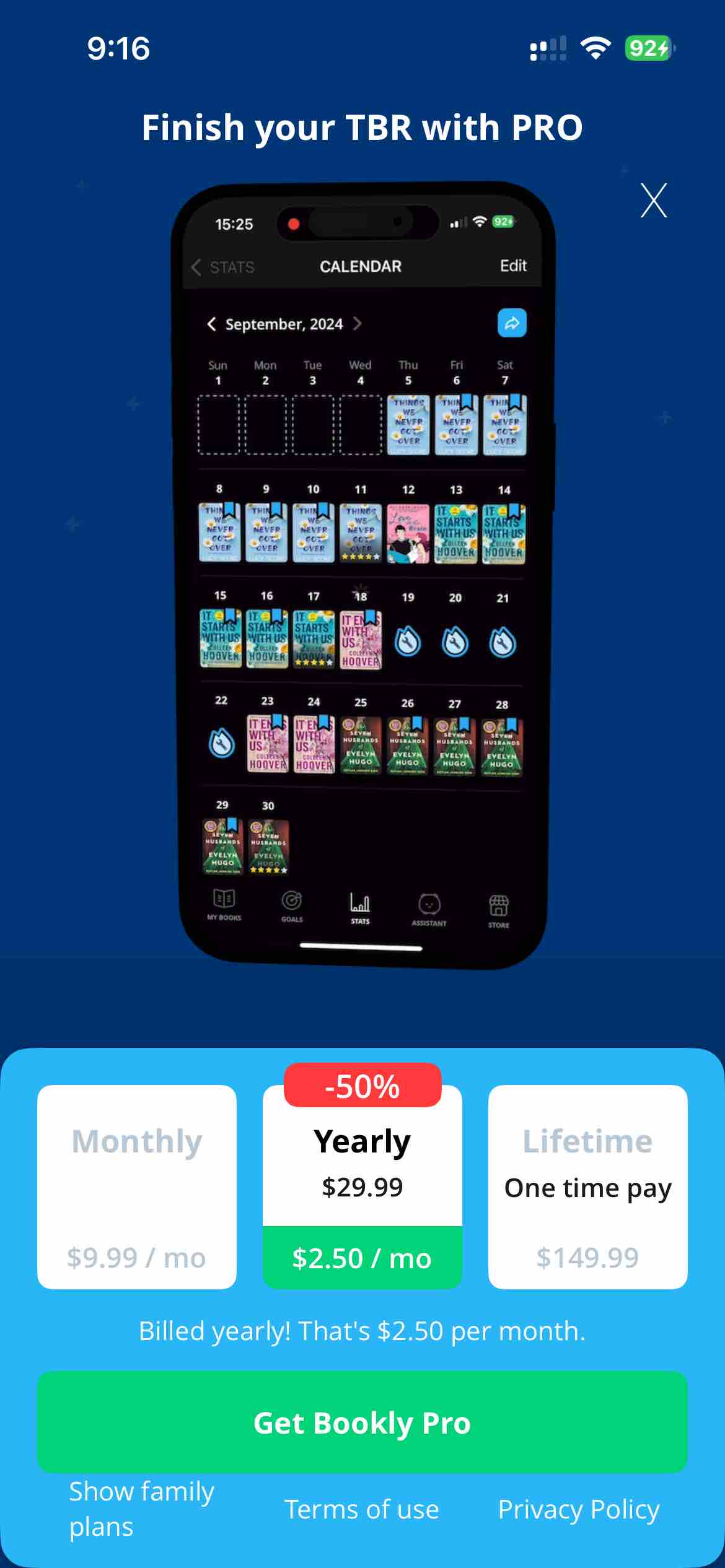 Bookly - TBR Book Tracker