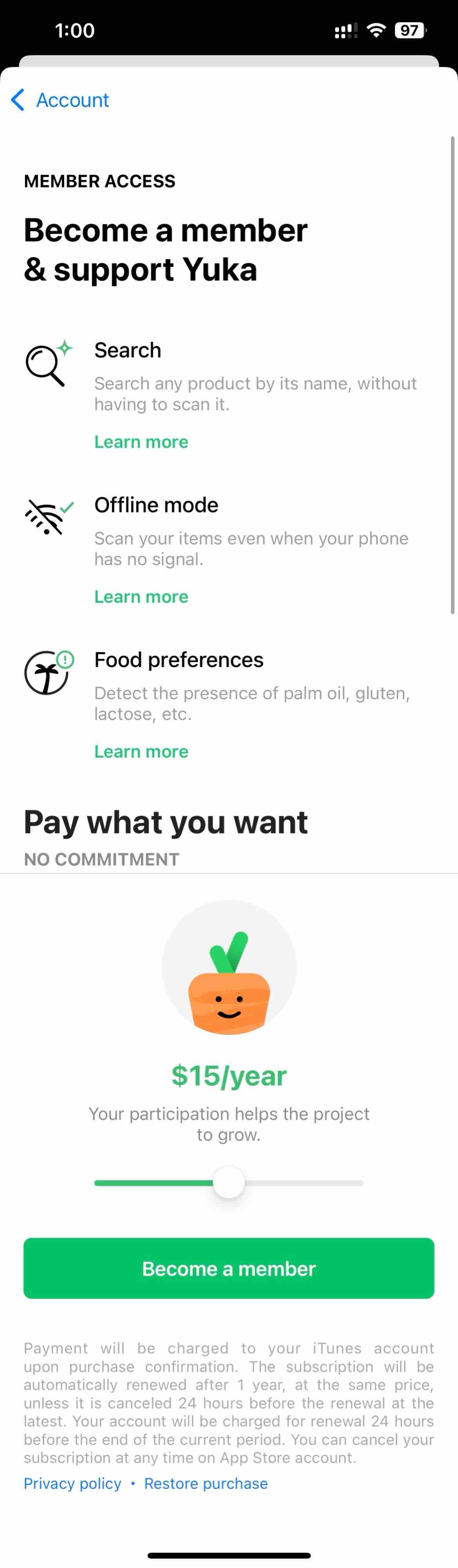 Yuka - Food & Cosmetic Scanner