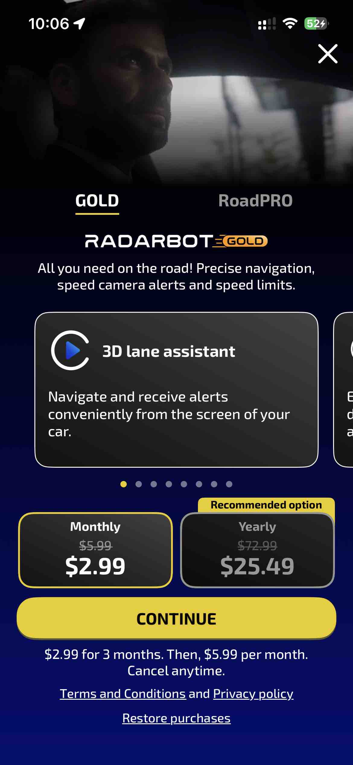 Radarbot: Speed Cameras | GPS