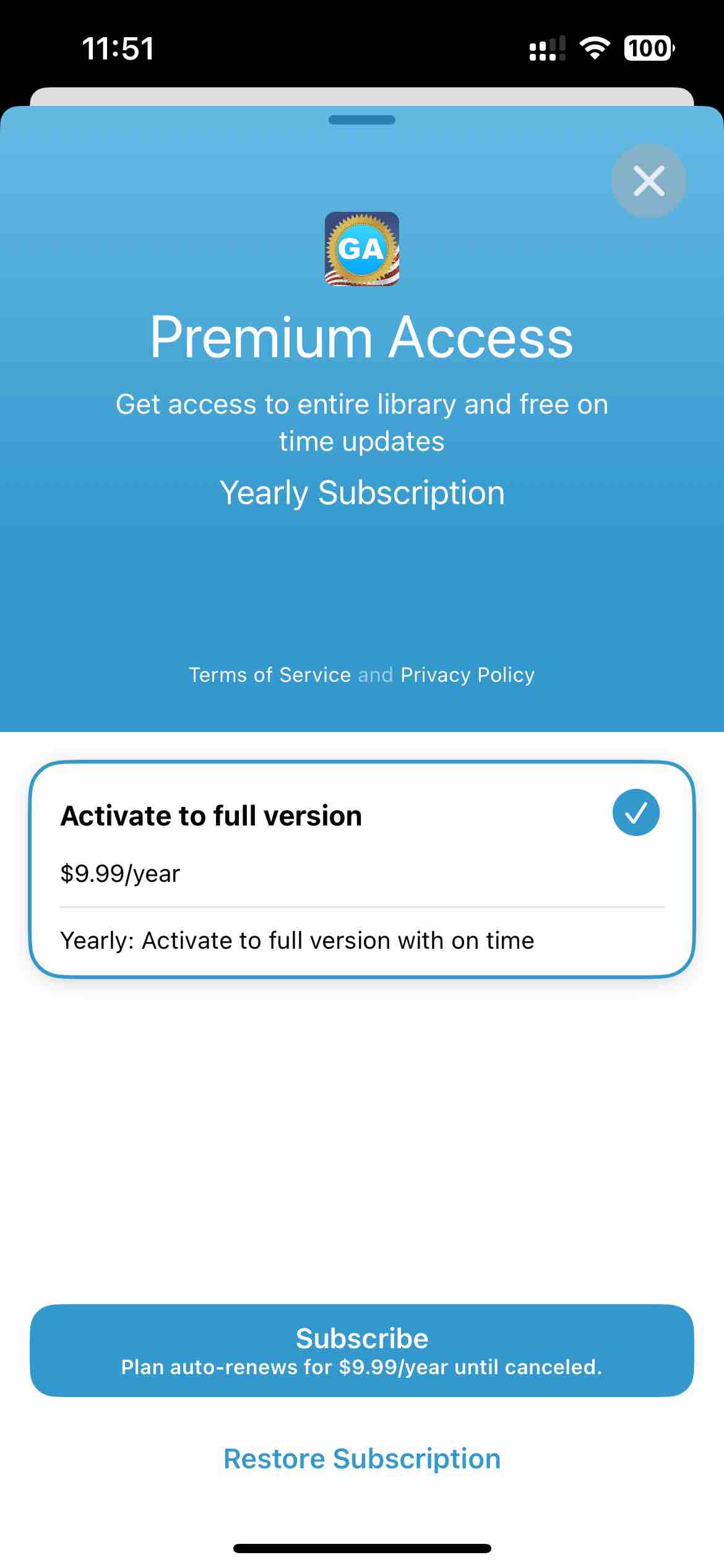 Georgia Laws, GA Code & Titles | Paywall Screenshot ($1K/mo)