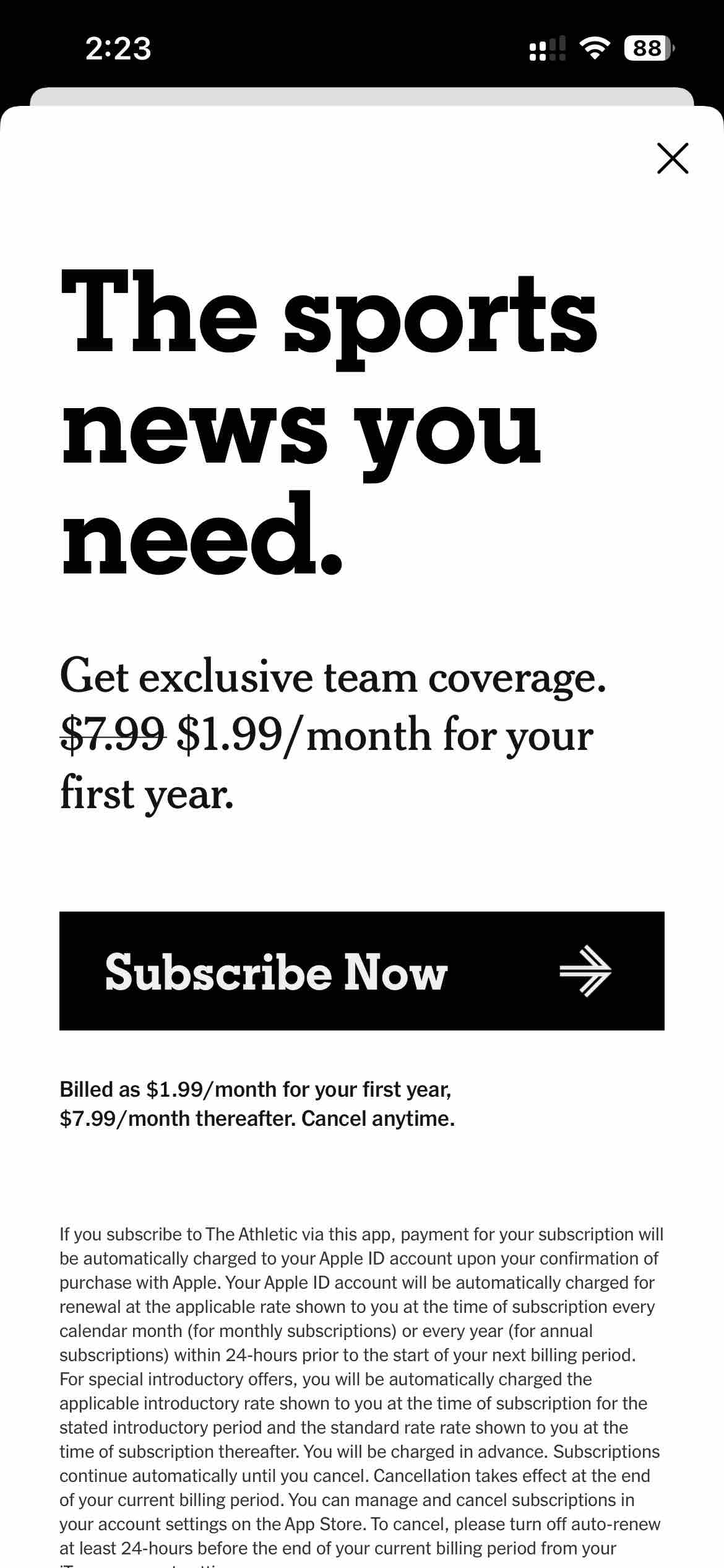 The Athletic: All Sports News