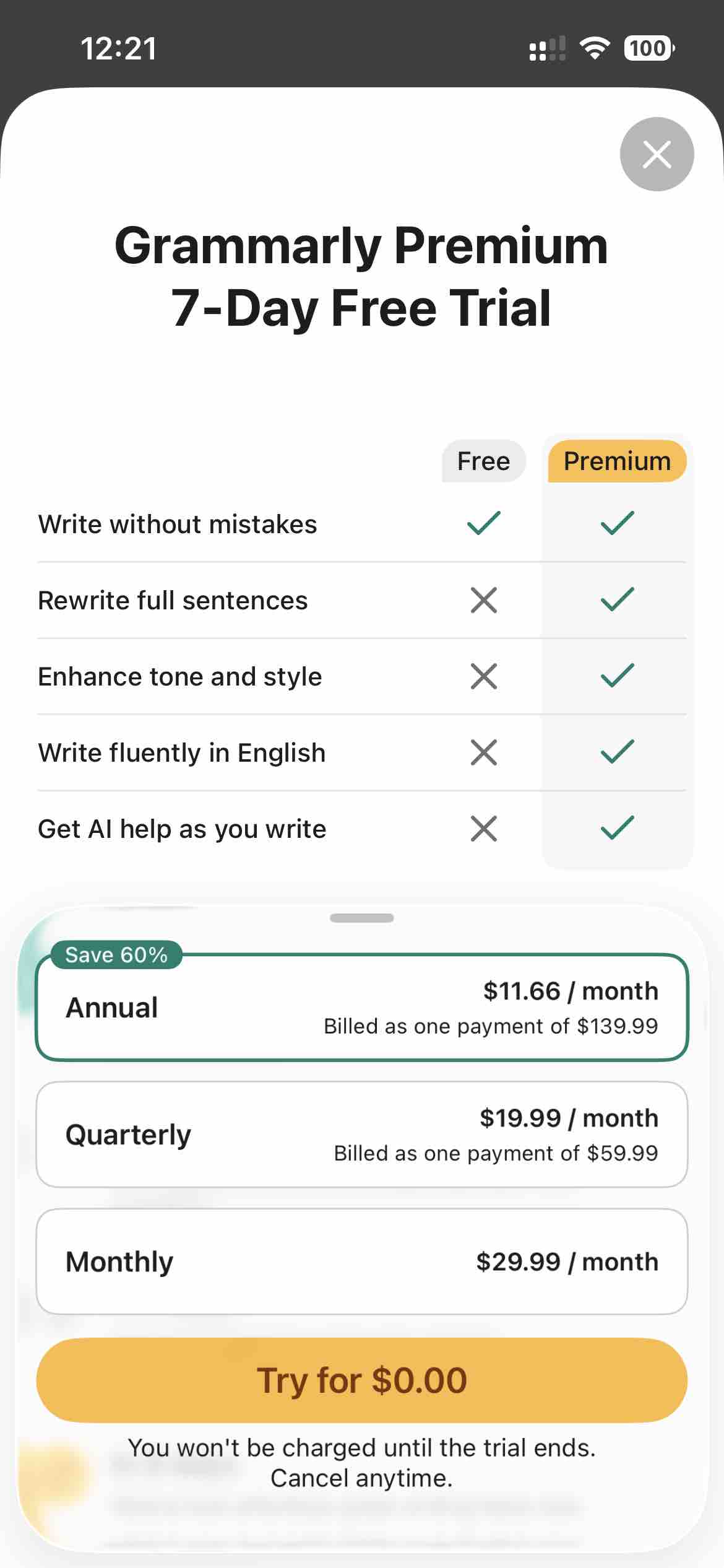Grammarly: AI Keyboard & Notes