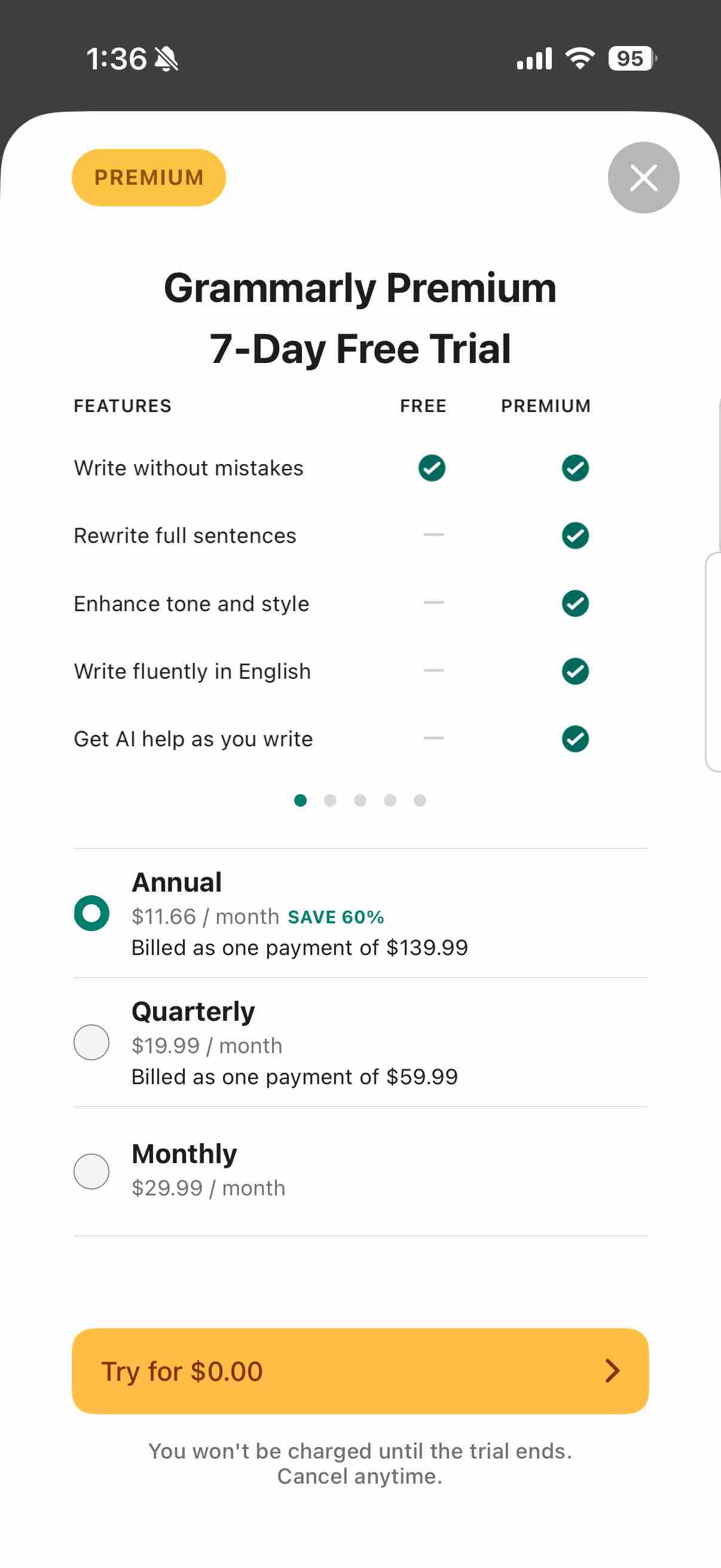 Grammarly: AI Keyboard & Notes