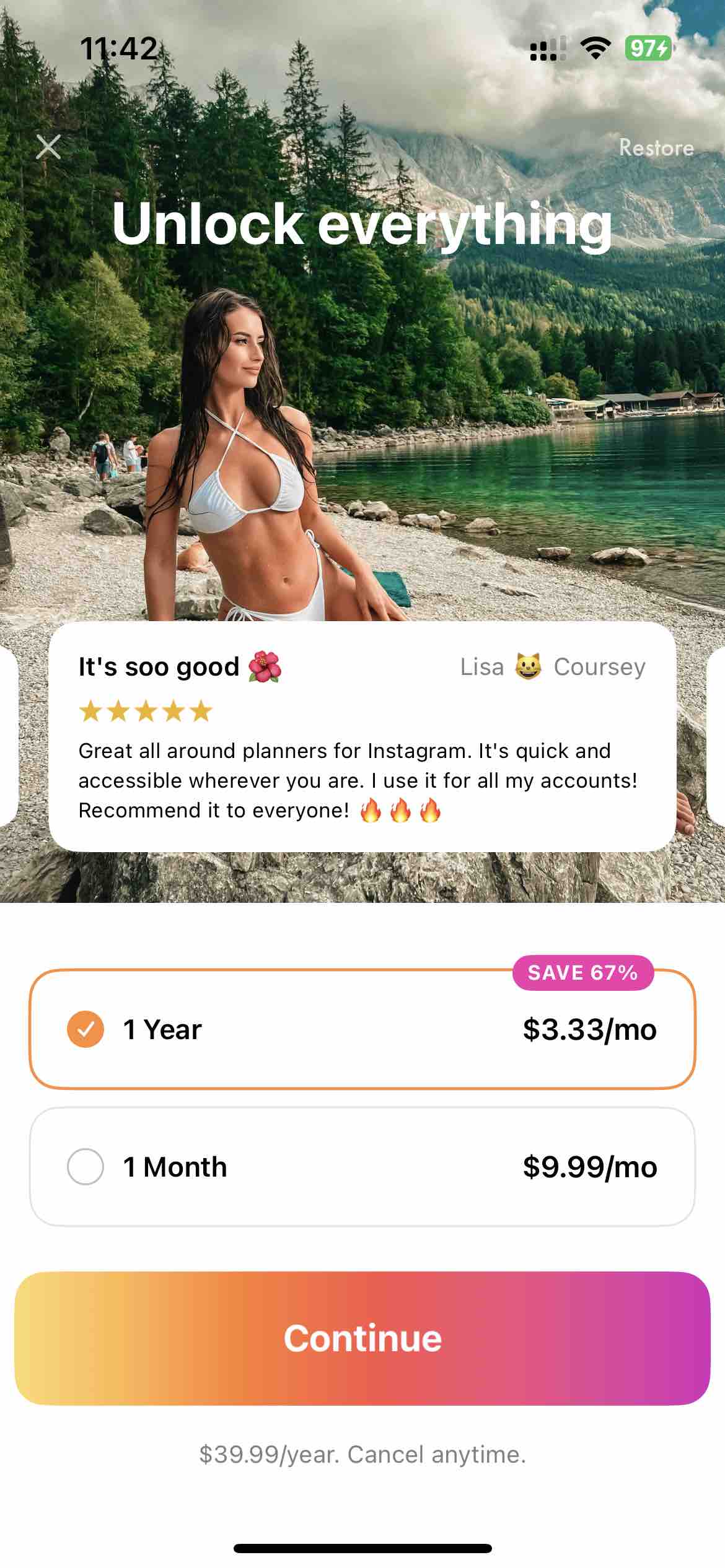 Layout for Instagram・Inpreview