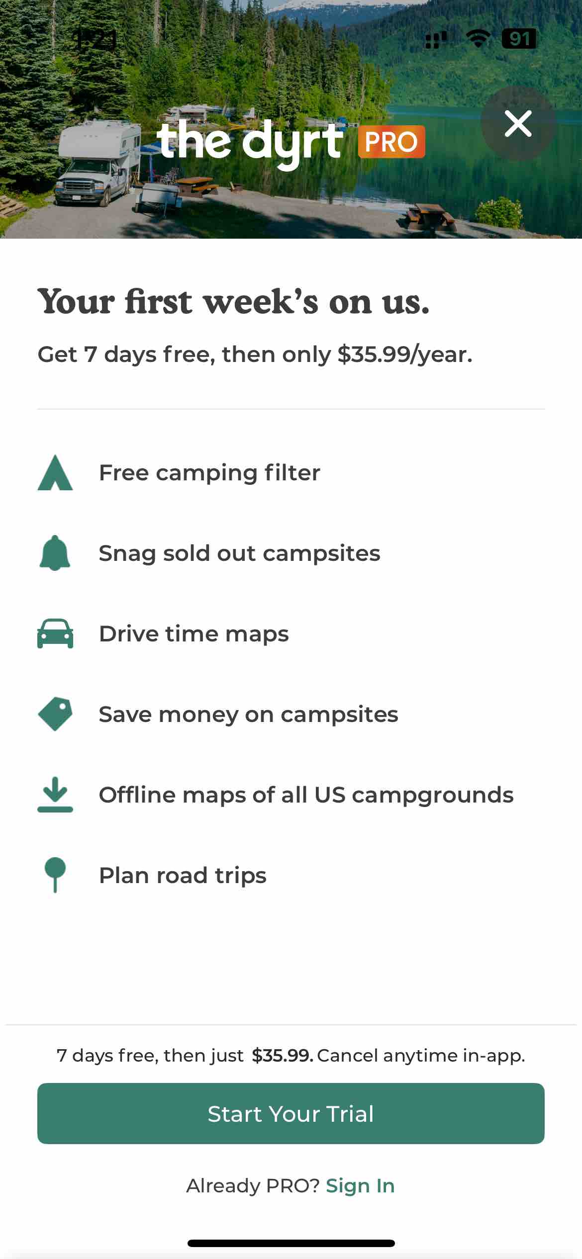 The Dyrt: RV & Free Camping