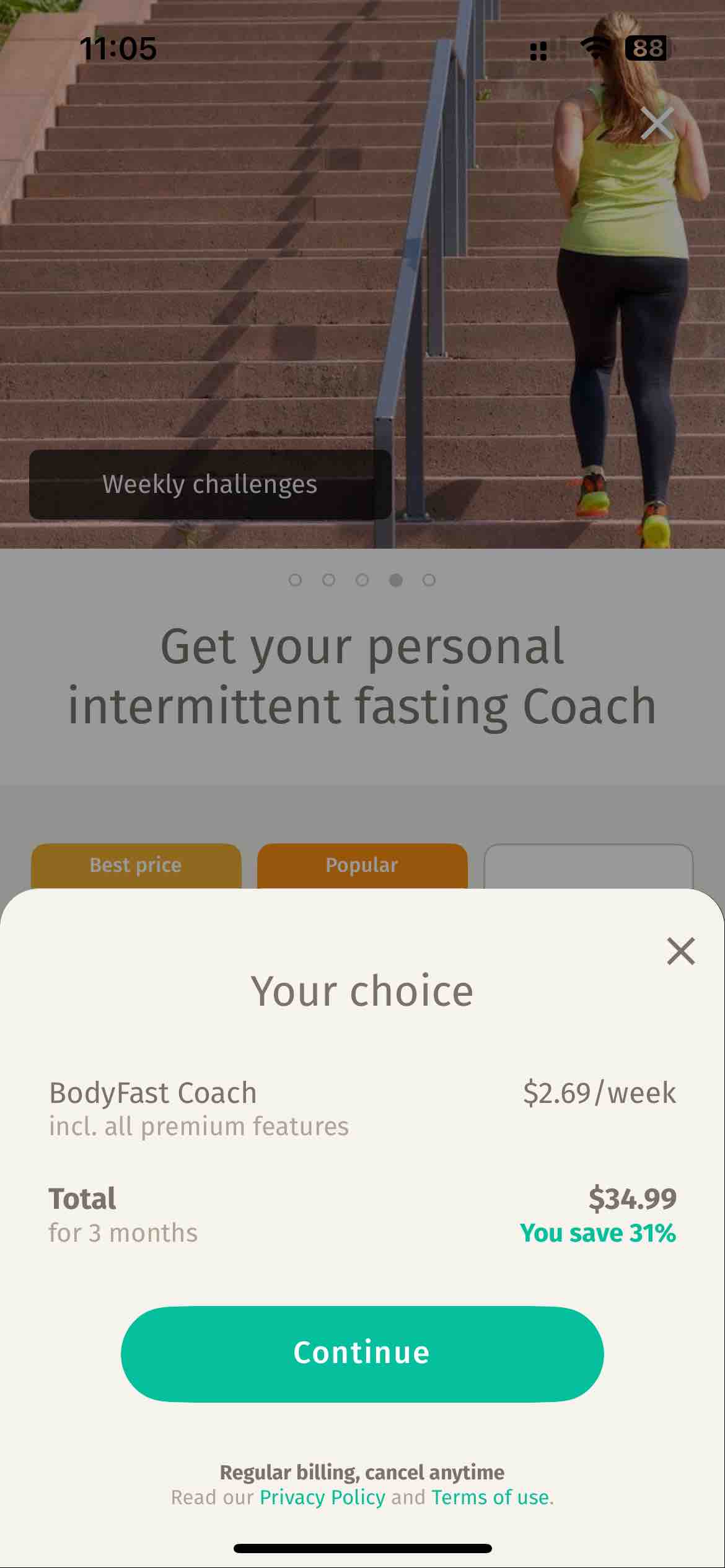 BodyFast: Intermittent Fasting