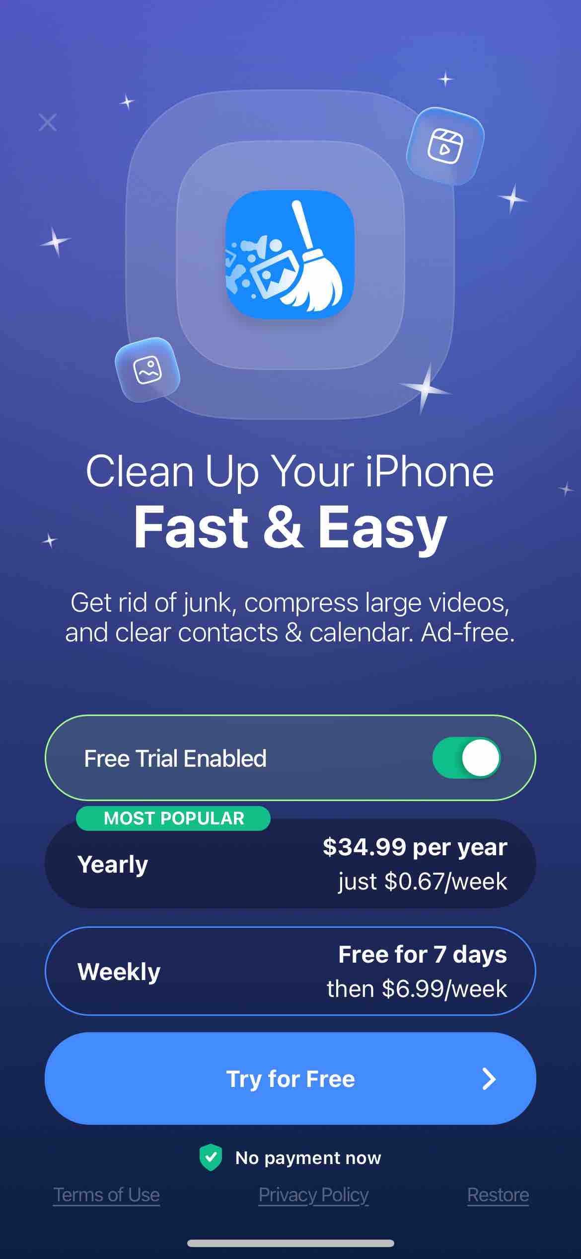 Clean Up Storage - Cleaner Kit