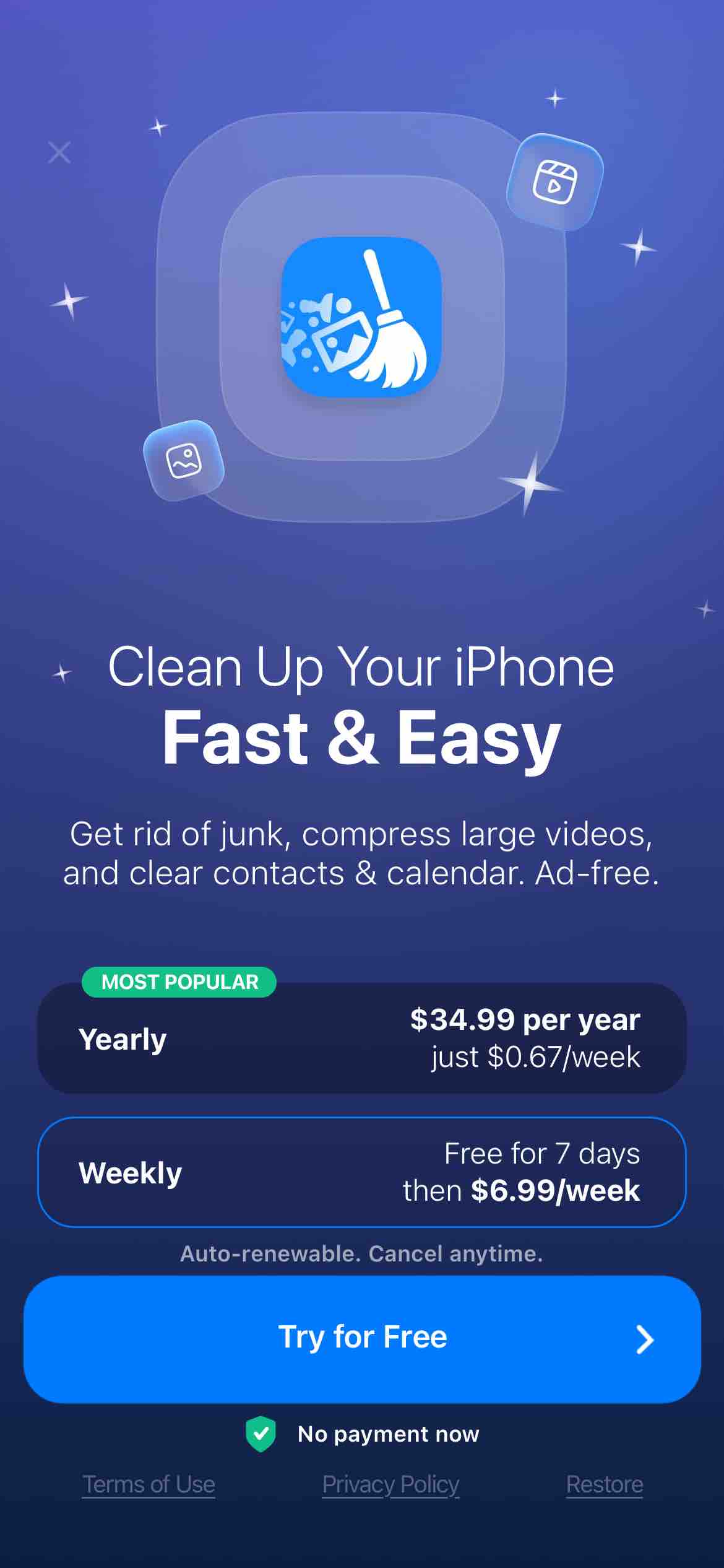 Cleaner Kit - Clean Up Storage