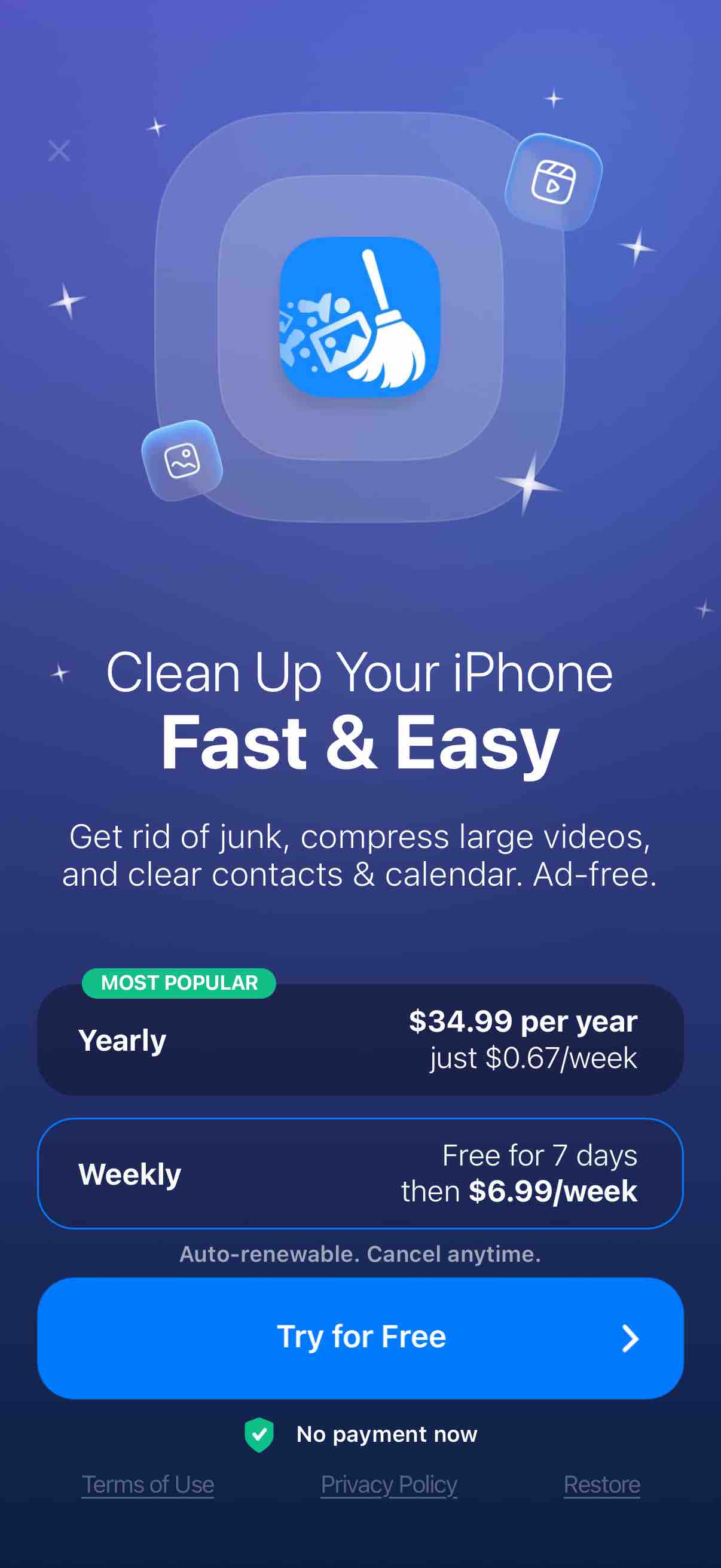Cleaner Kit - Clean Up Storage