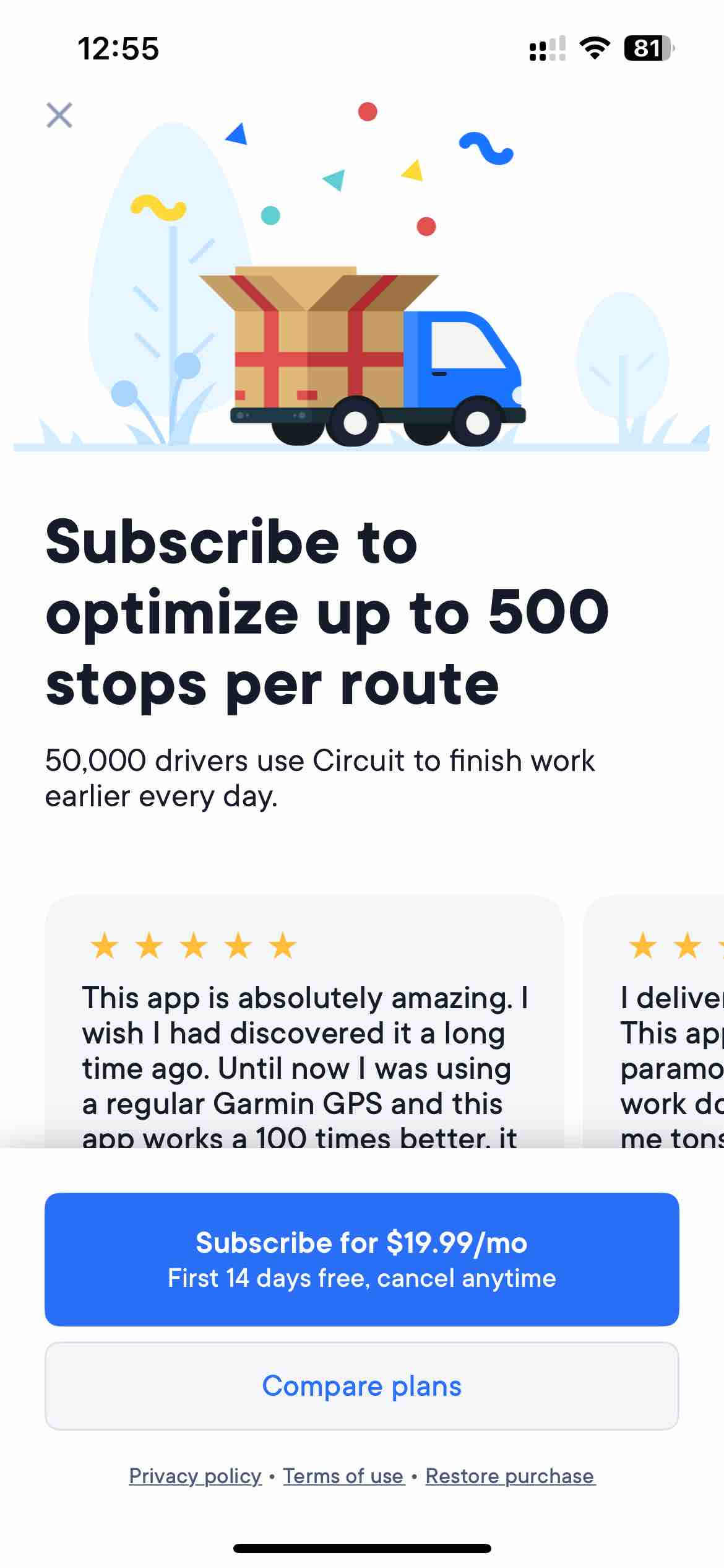 Circuit Route Planner