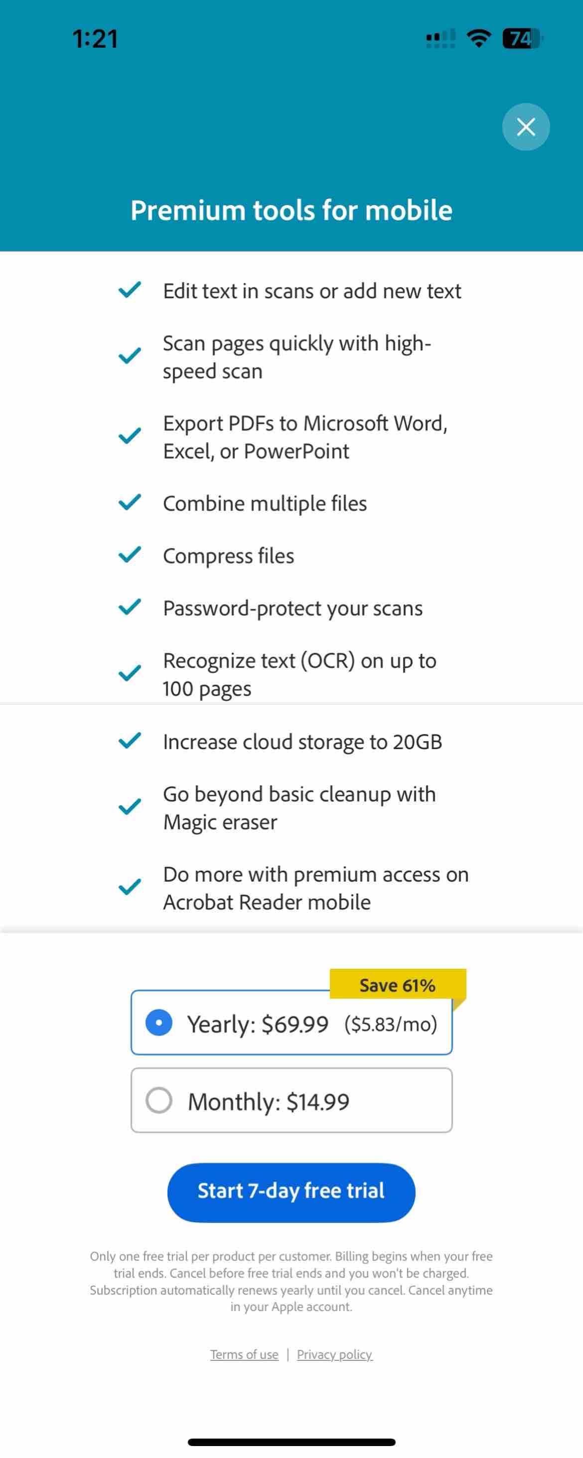 Adobe Scan: PDF & OCR Scanner