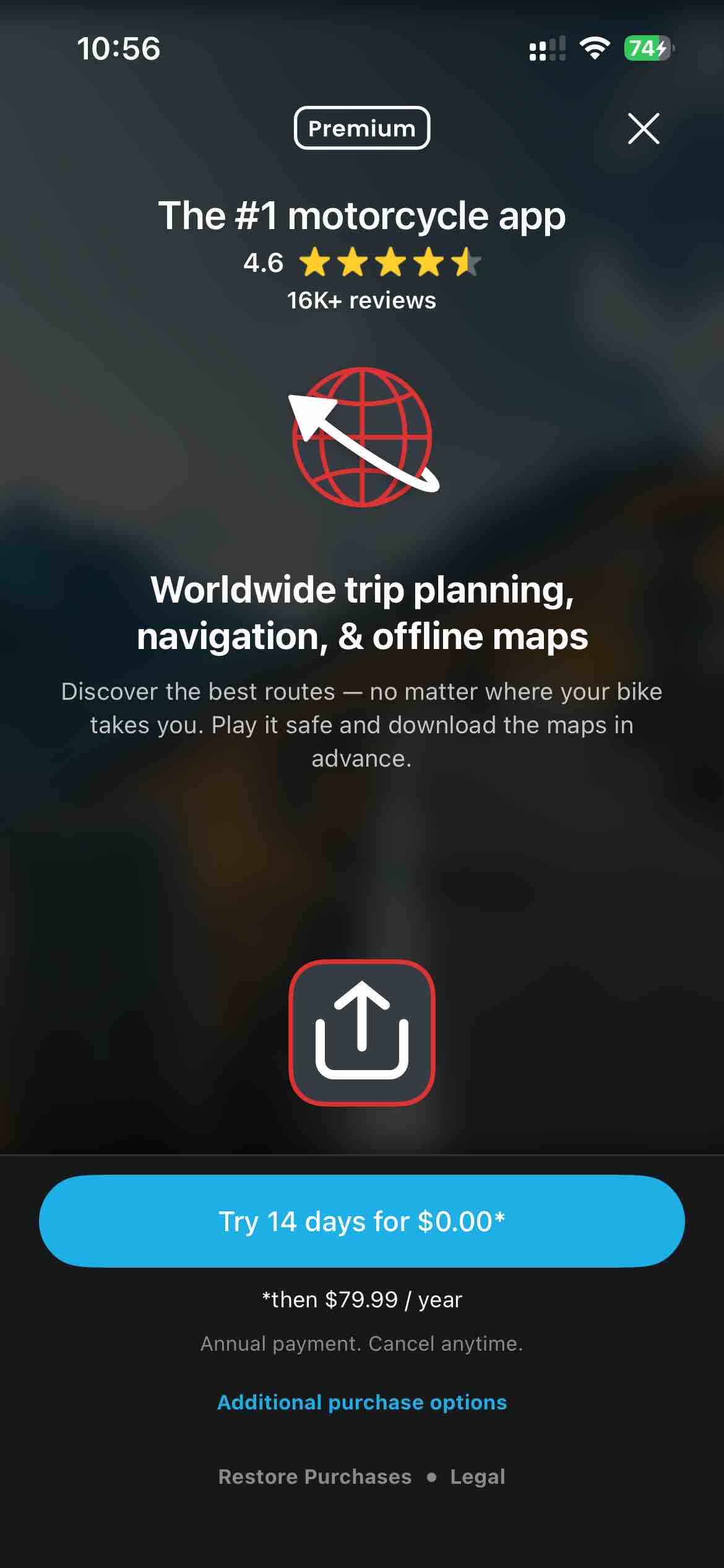calimoto motorcycle navigation