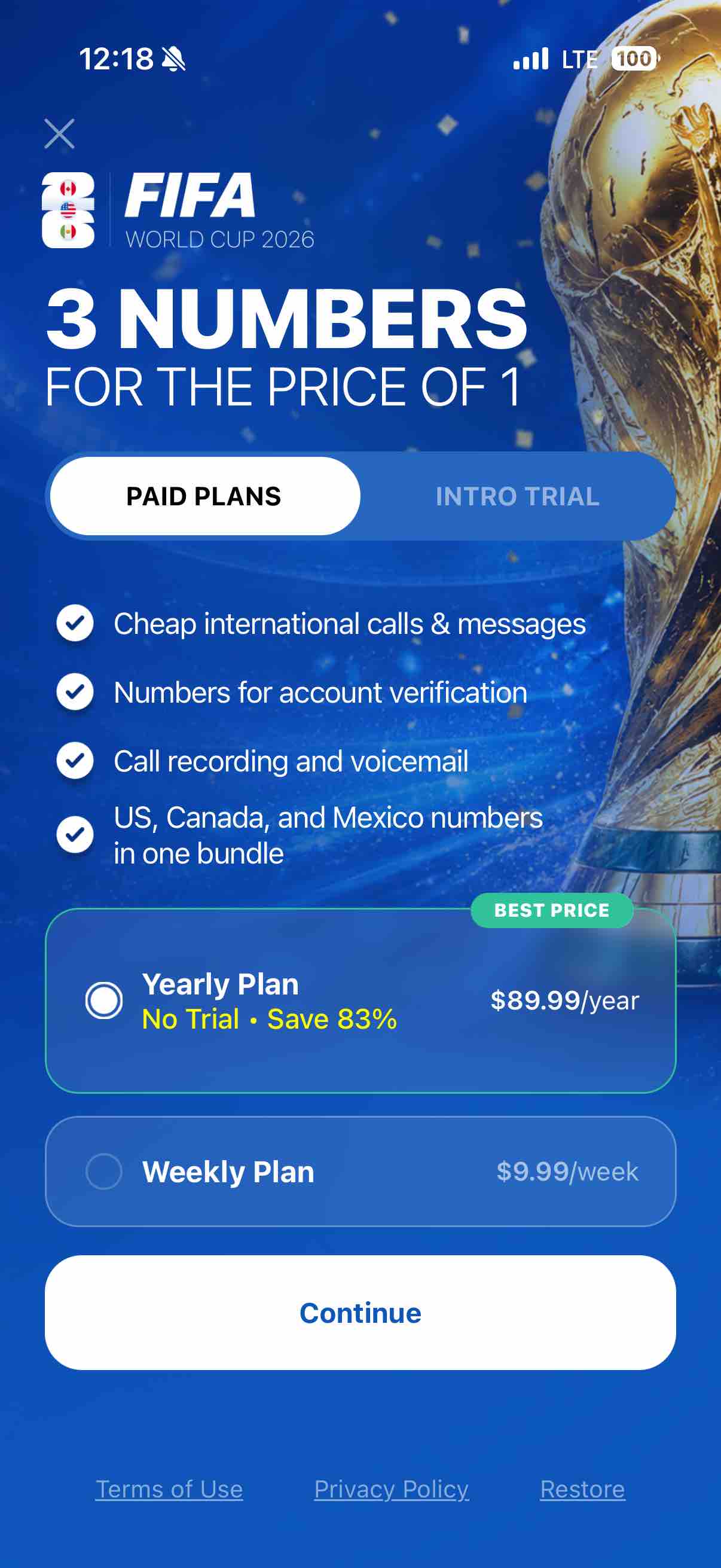 Second Phone Number - 2Number