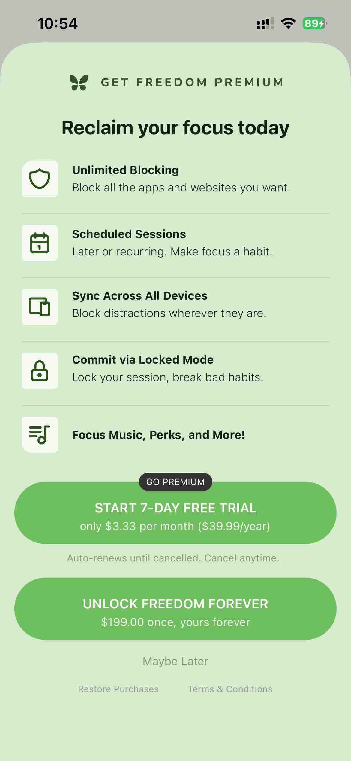 Freedom: Screen Time Control