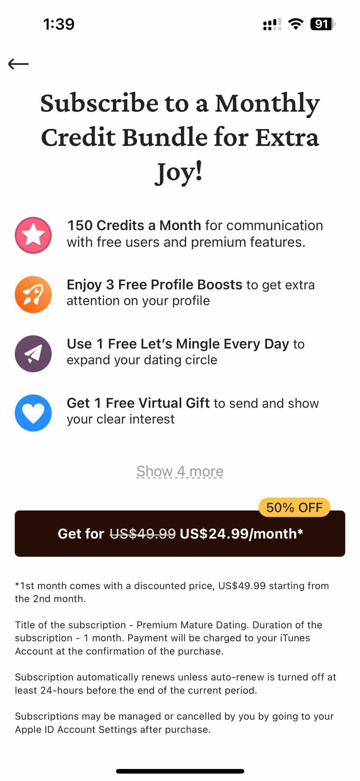 DateMyAge™ - Mature Dating 40+