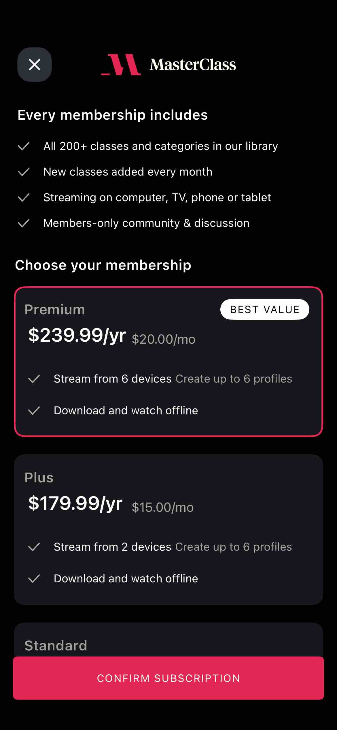 MasterClass: Online Classes