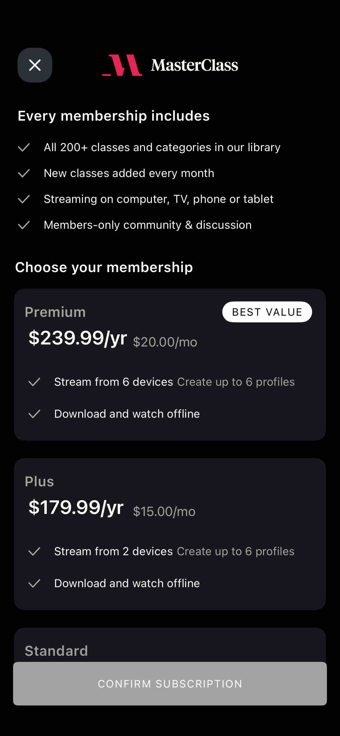 MasterClass: Online Classes