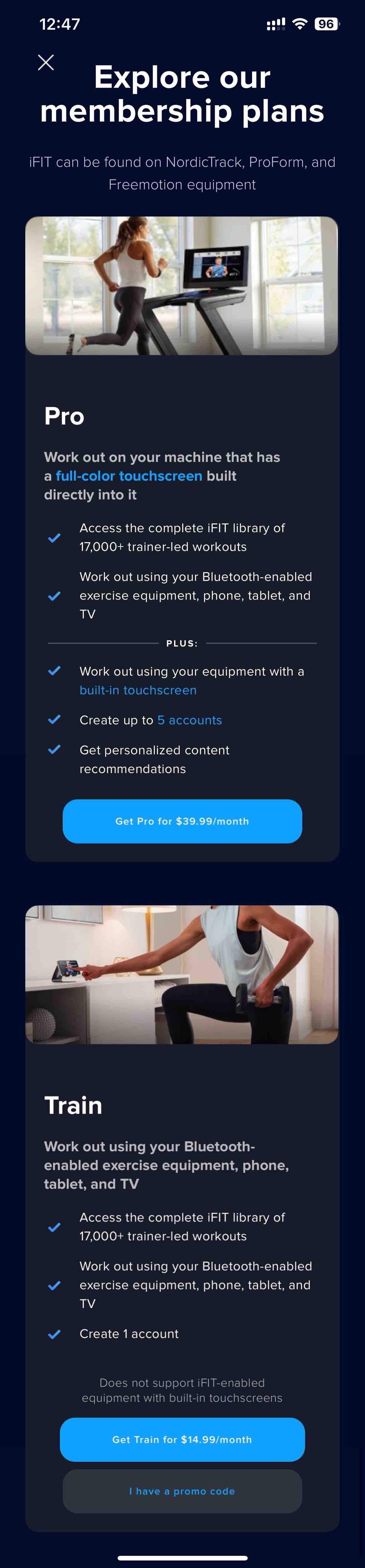 iFIT At-Home Workout & Fitness