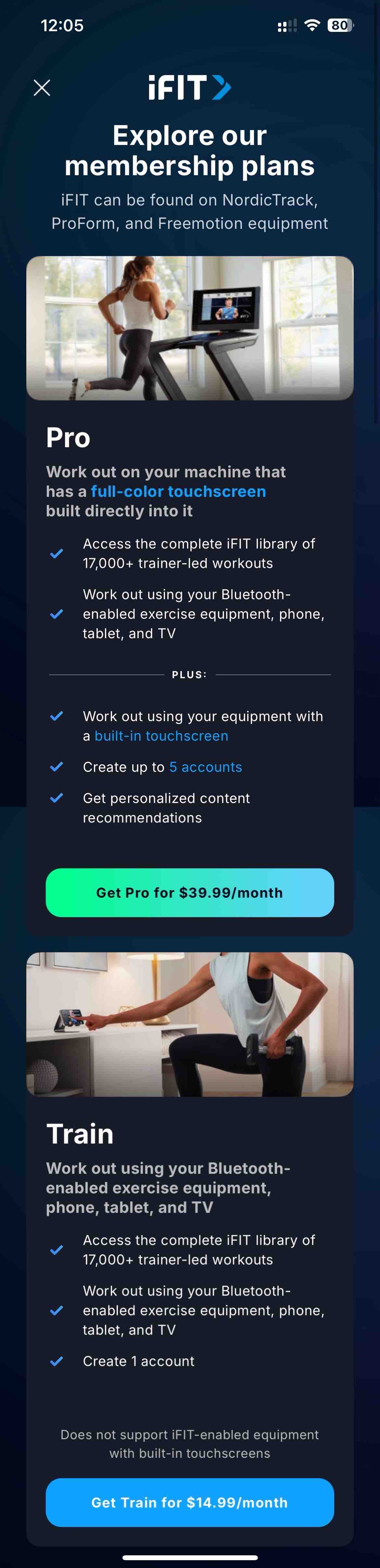 iFIT At-Home Workout & Fitness