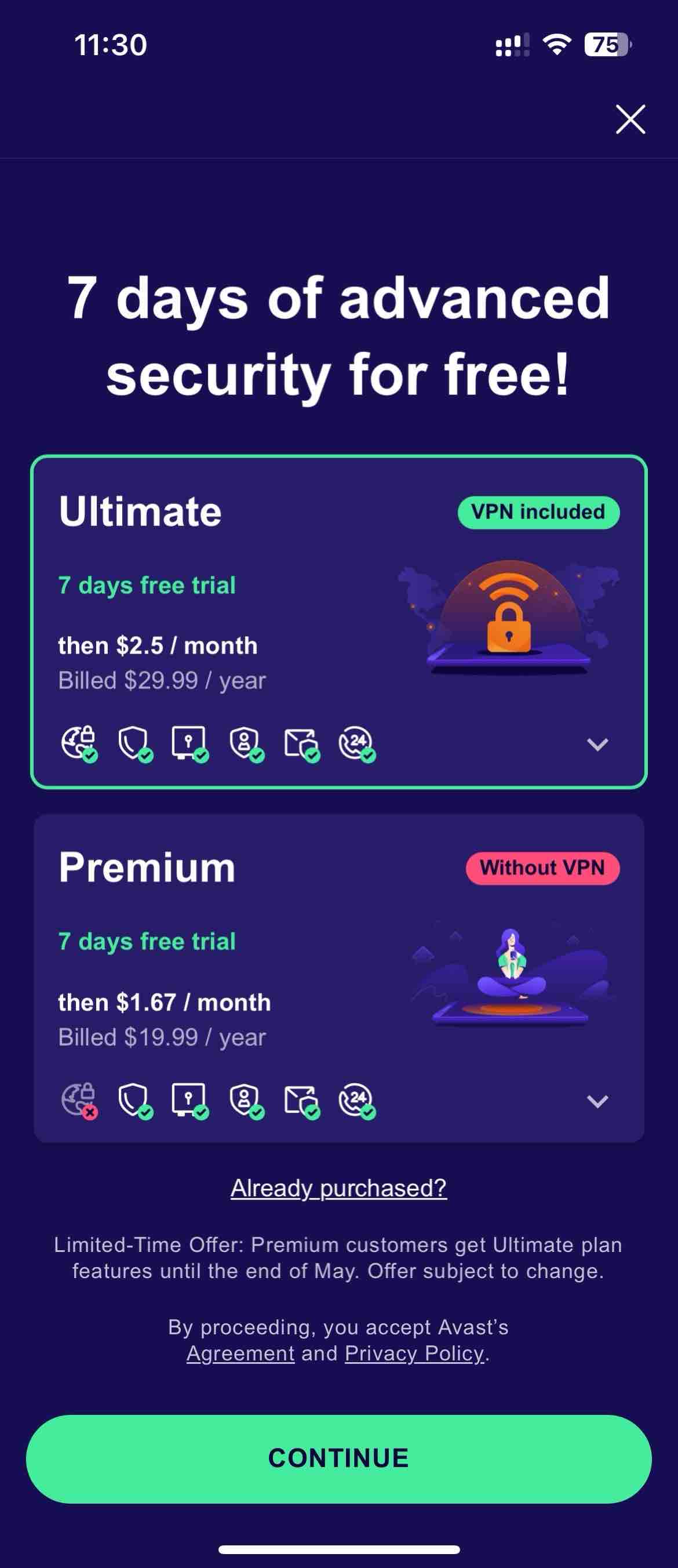 Avast Security & Privacy