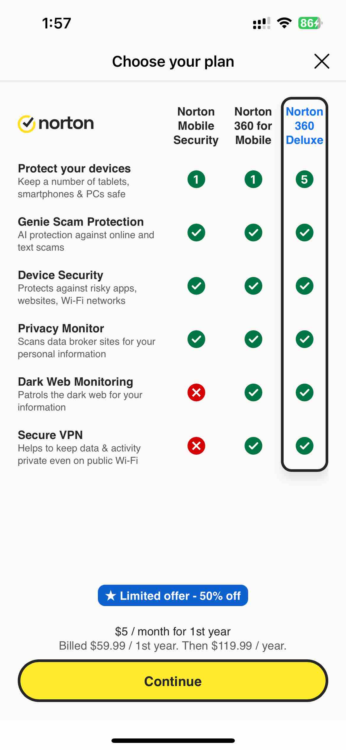 Norton 360 Security & VPN