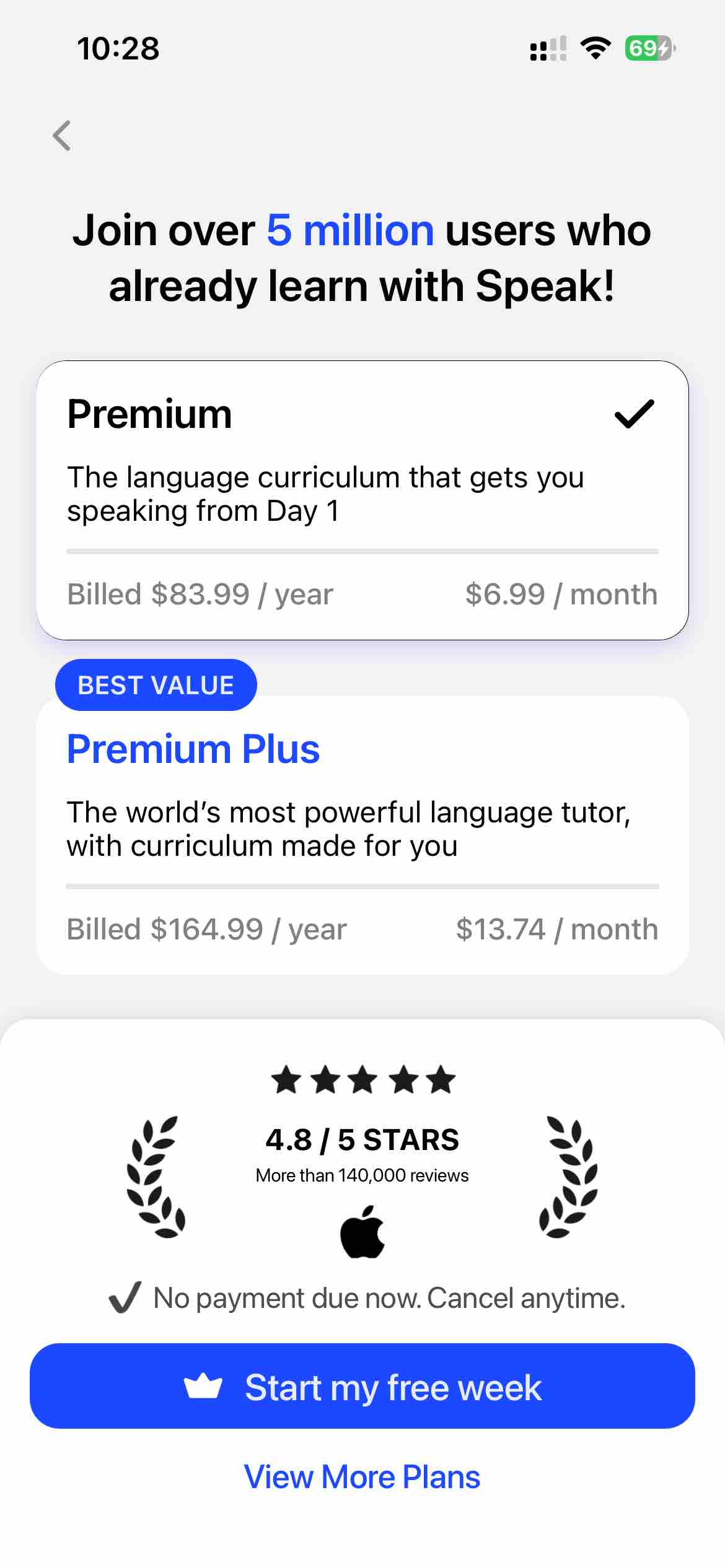 Speak: Language Learning