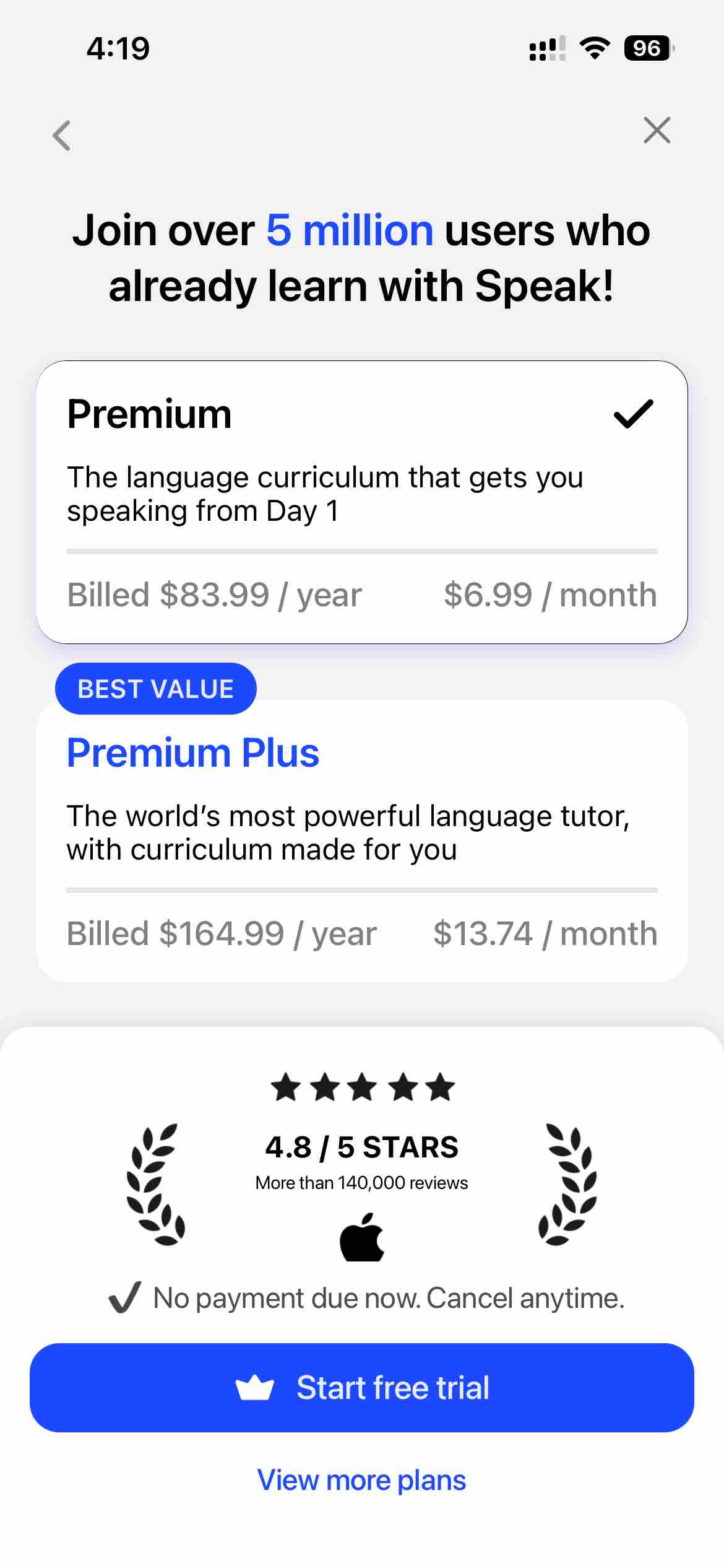 Speak: Language Learning