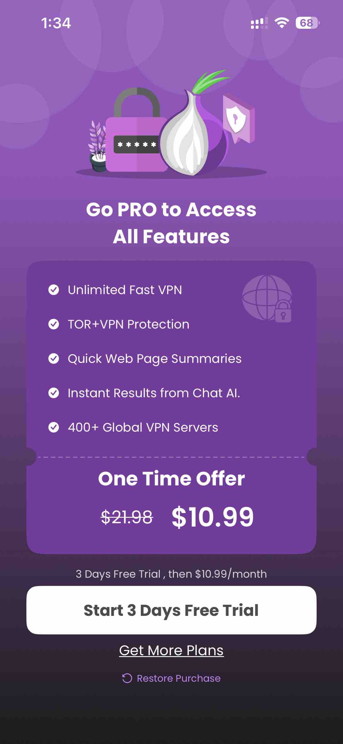 TOR Browser: Onion TOR VPN