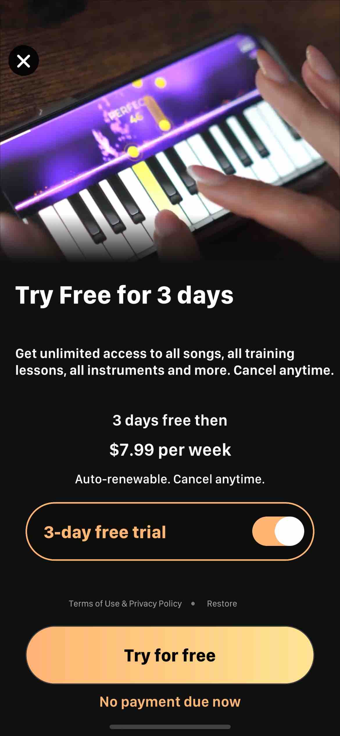 Piano: Keyboard Lessons & Game