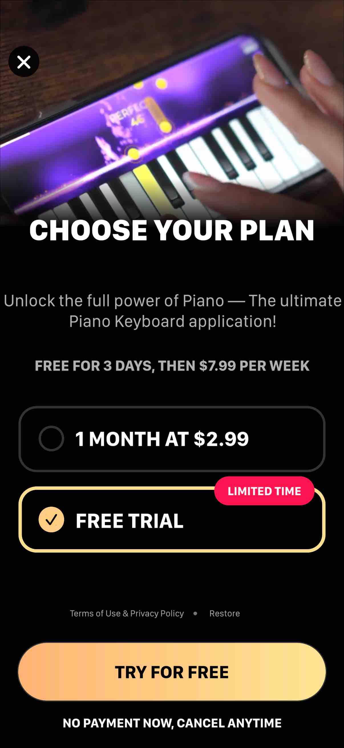 Piano: Keyboard Lessons & Game