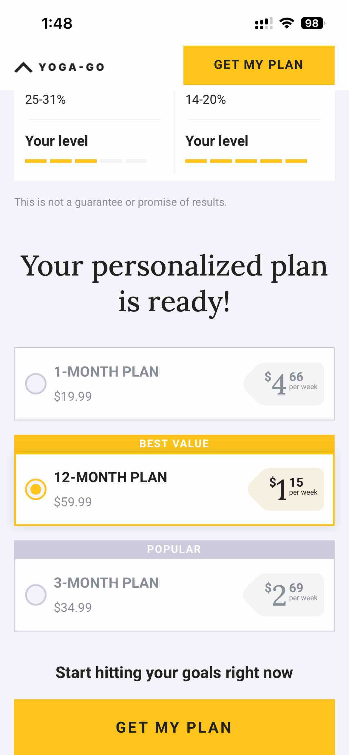 Yoga-Go: Tai Chi & Pilates