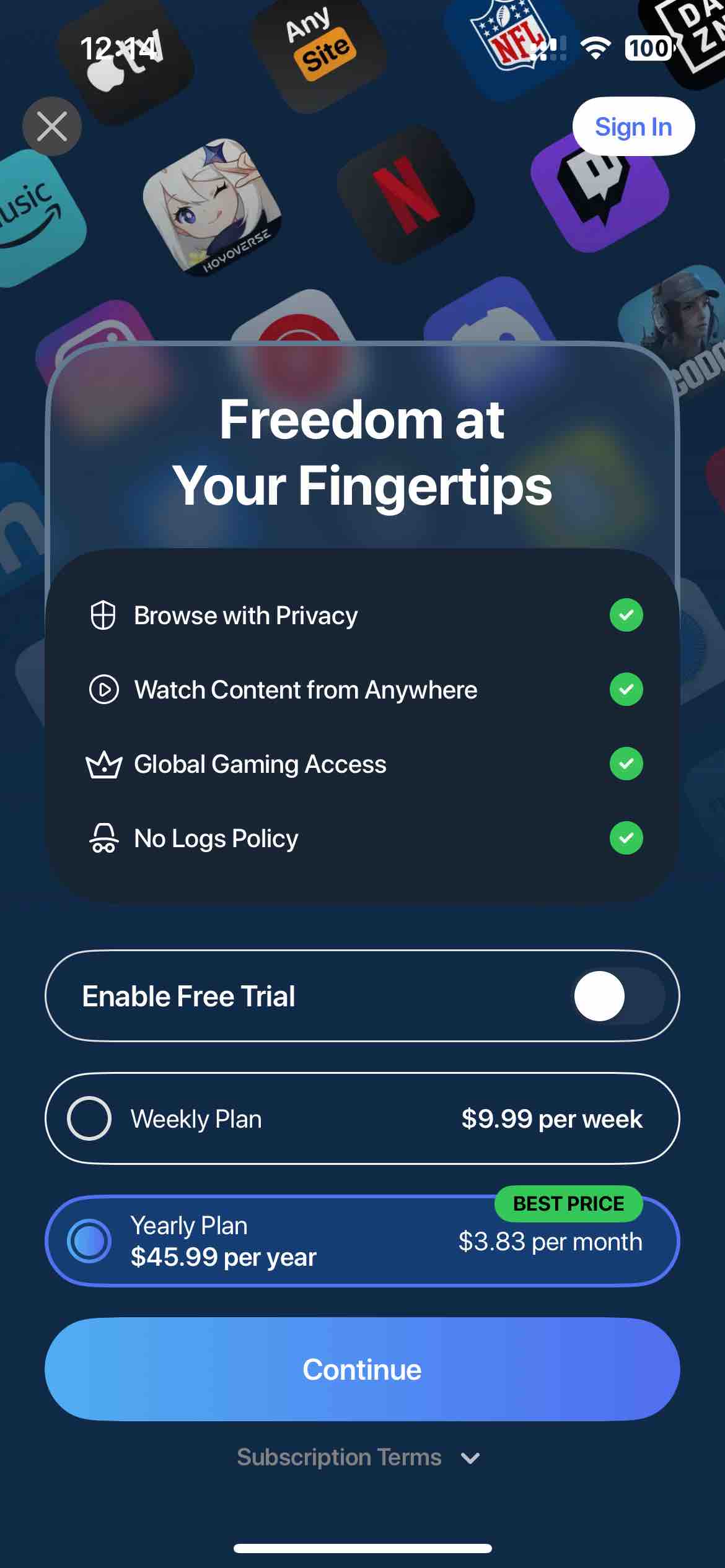 VPN Lumos: Open & Connect USA