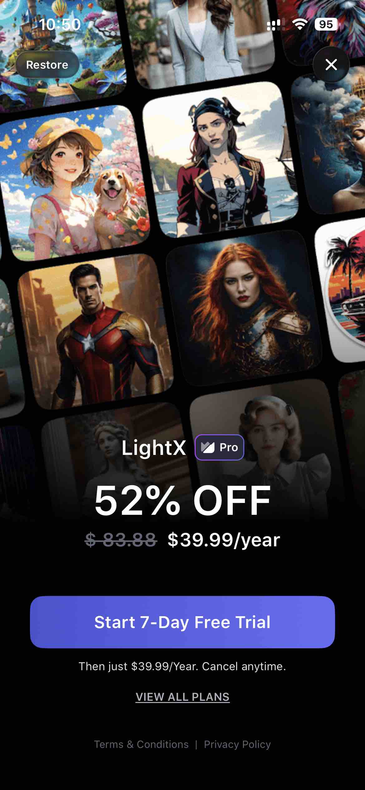 LightX AI Photo Editor Retouch