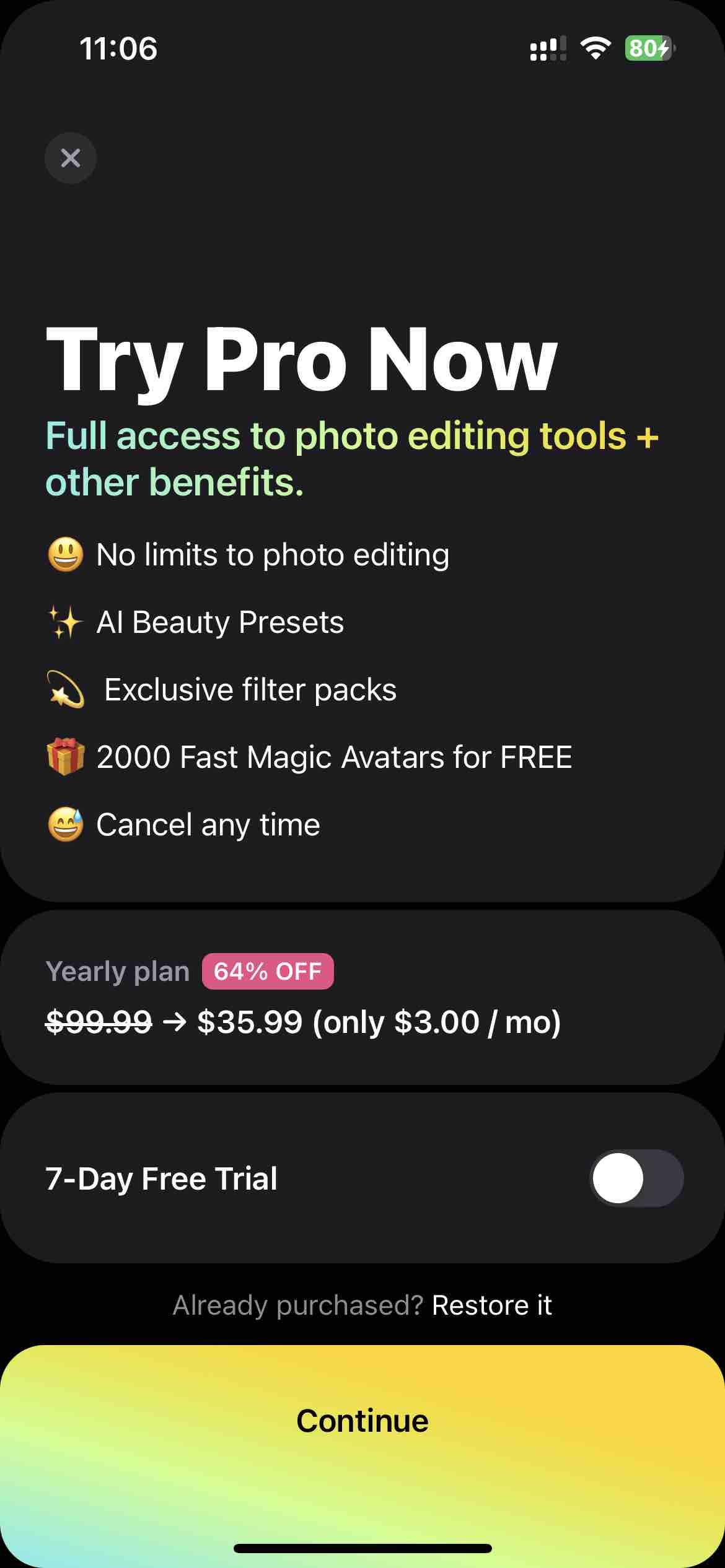 Lensa AI: photo & video editor