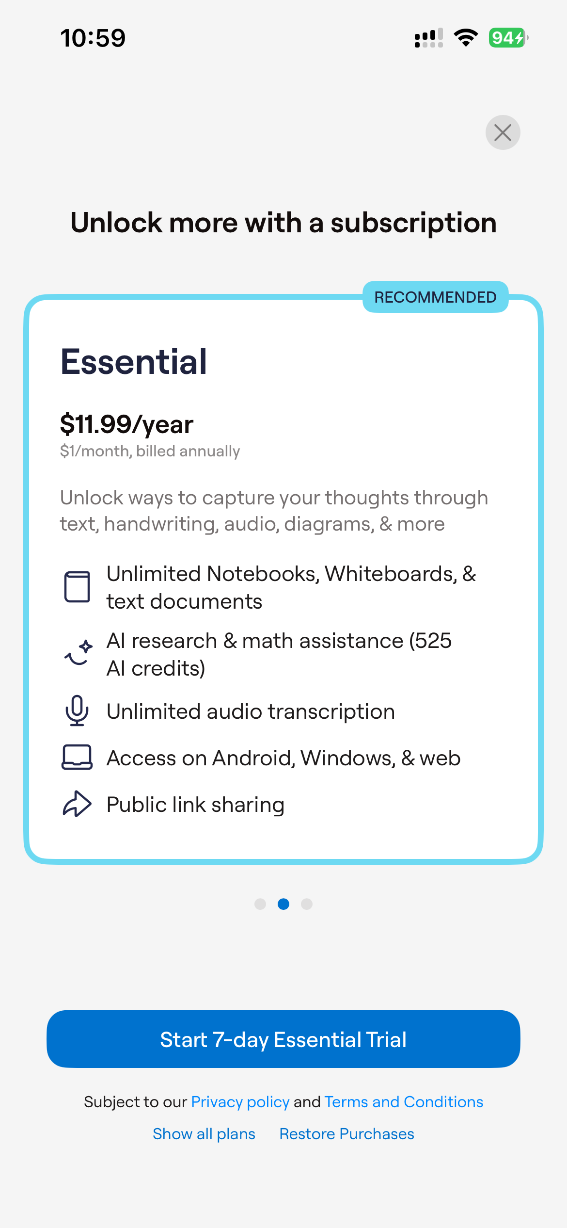 Goodnotes: AI Notes, Docs, PDF