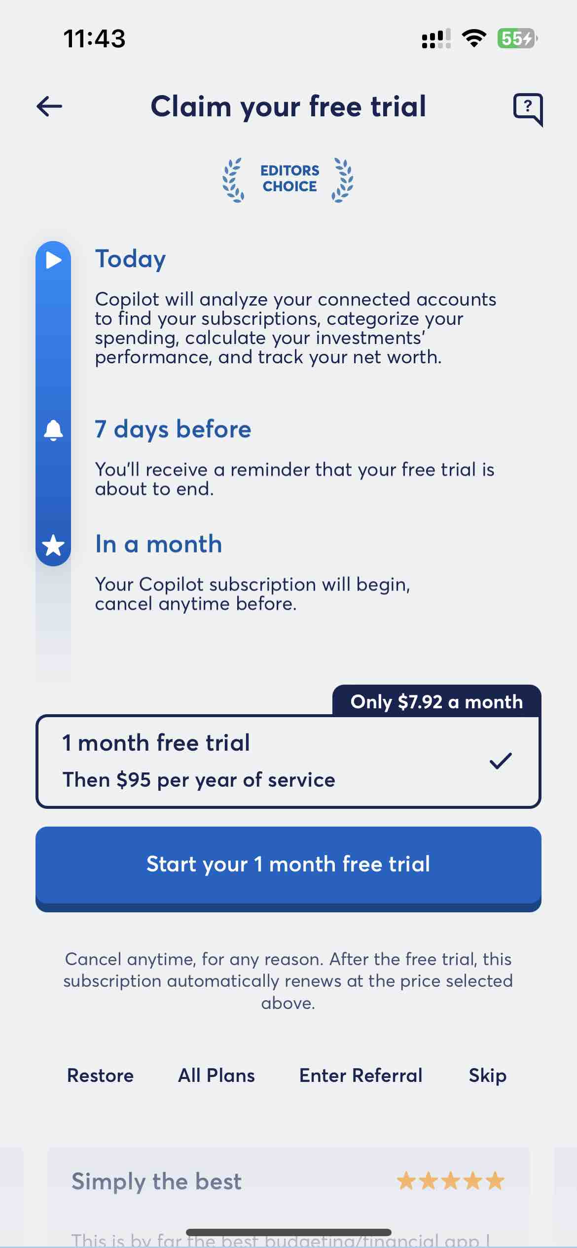 Copilot: Track & Budget Money