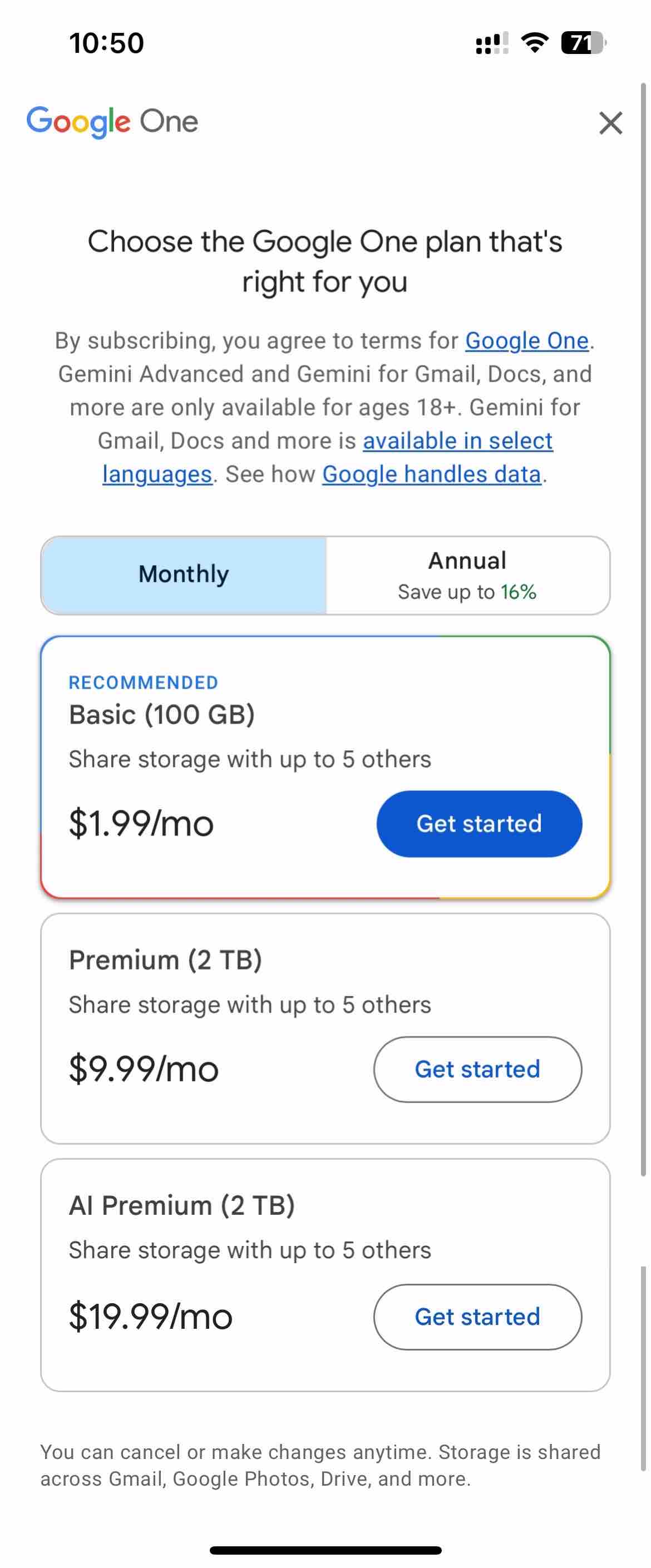 Google One