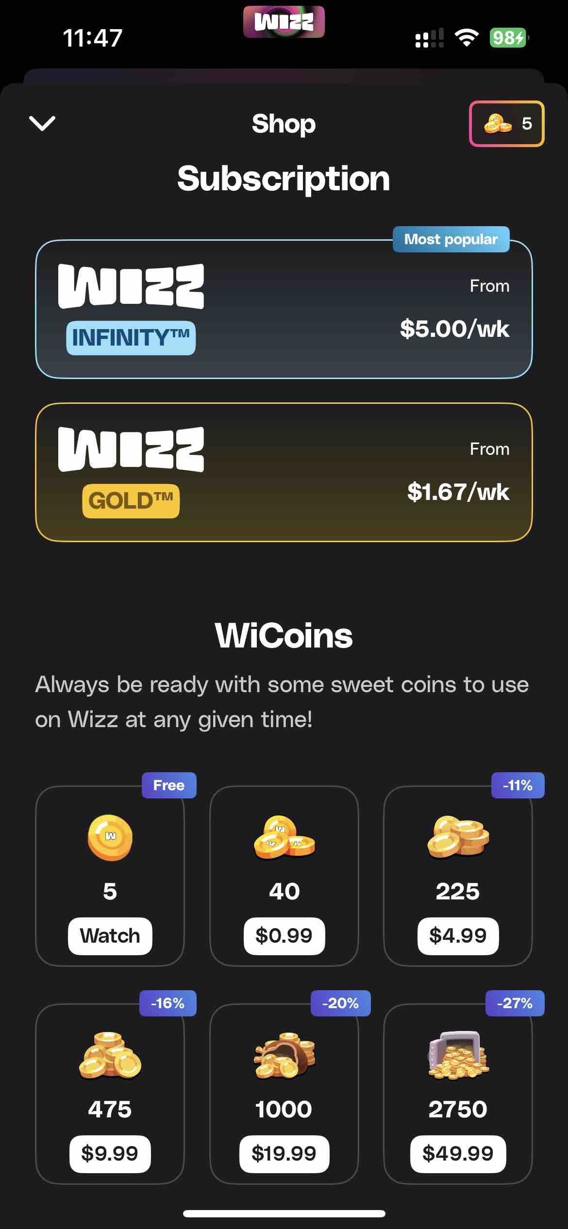 Wizz App - chat now