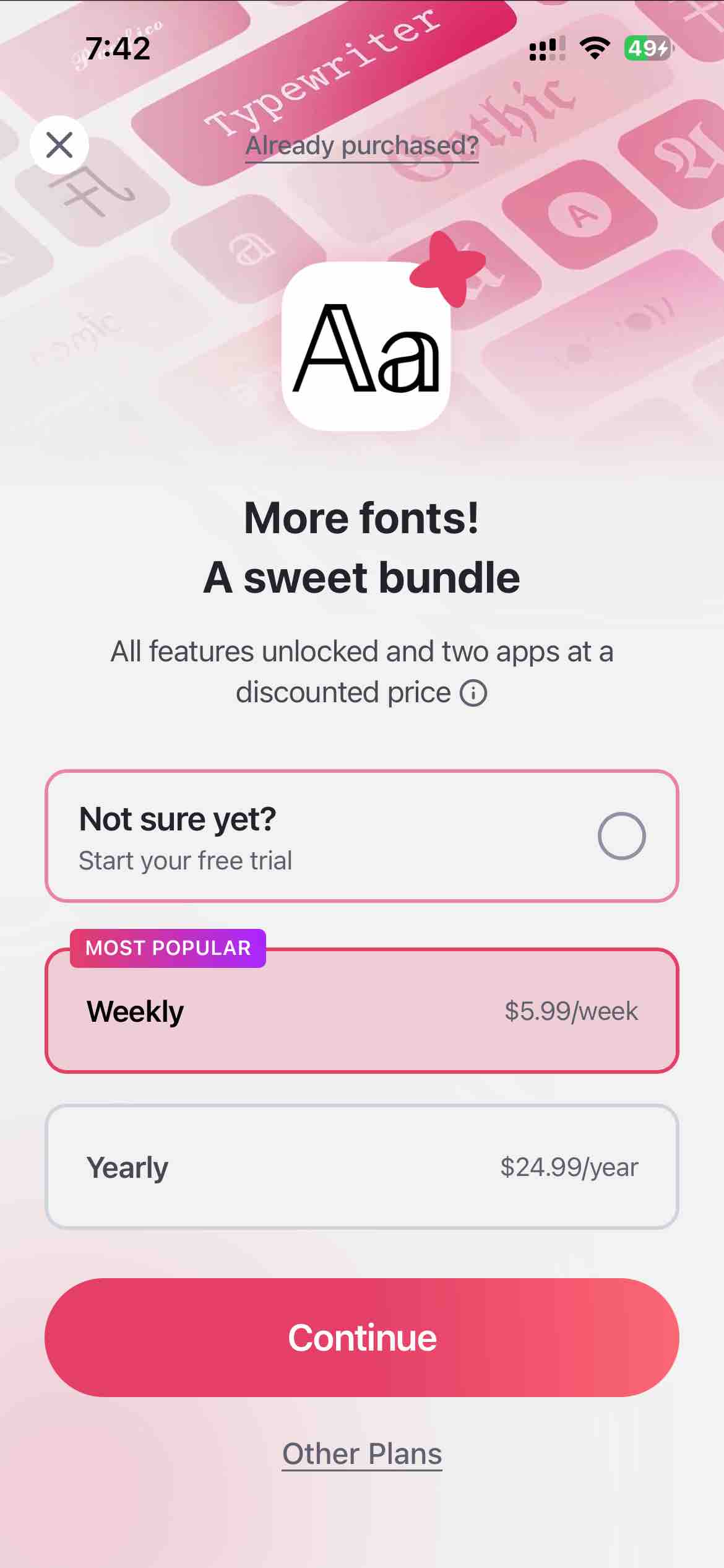 Fonts - AI Stickers