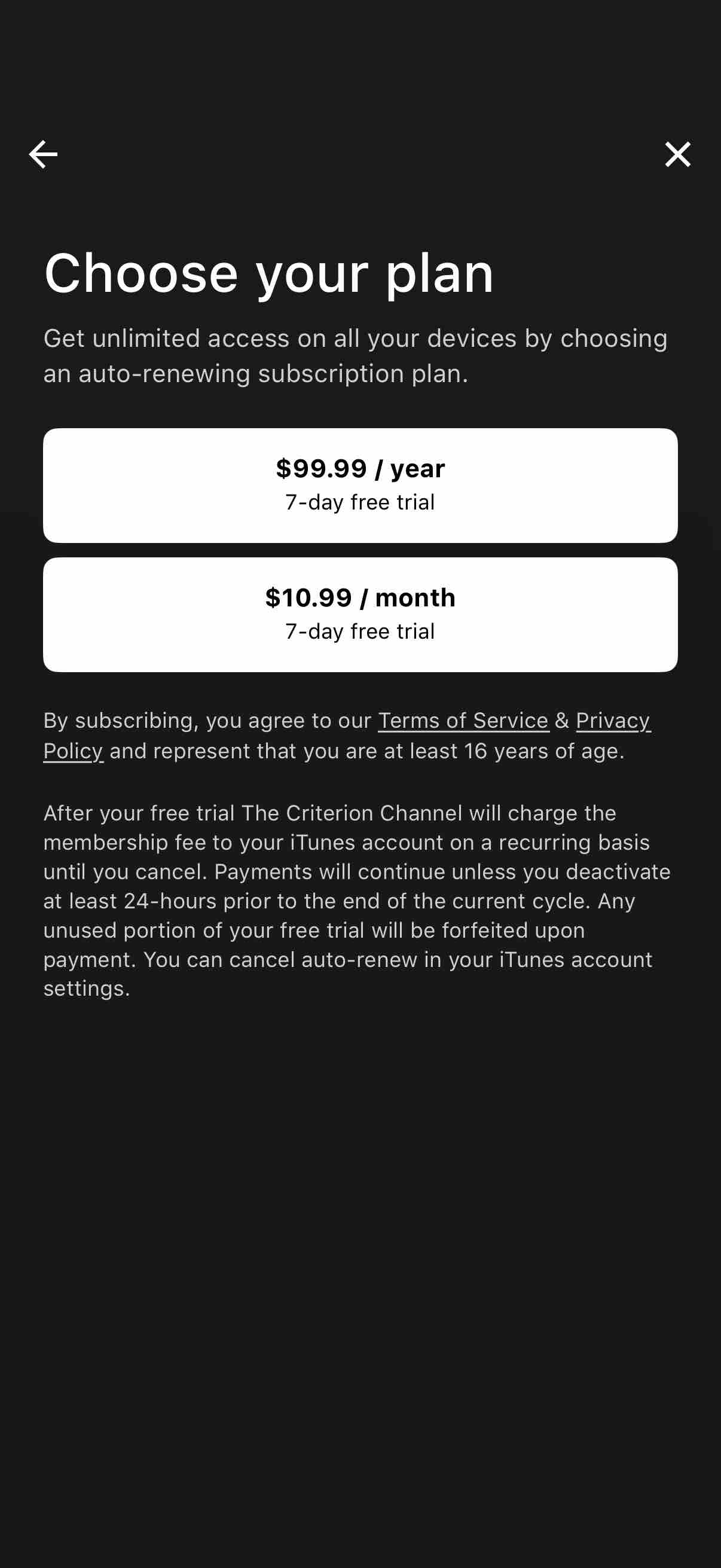 The Criterion Channel