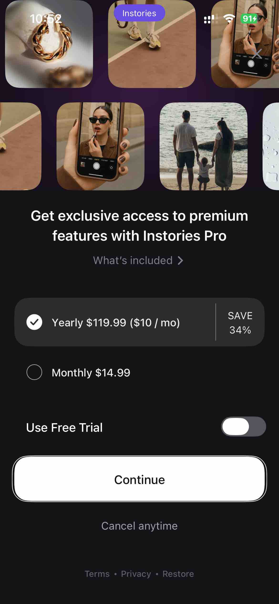 Instories AI Reels Story Maker