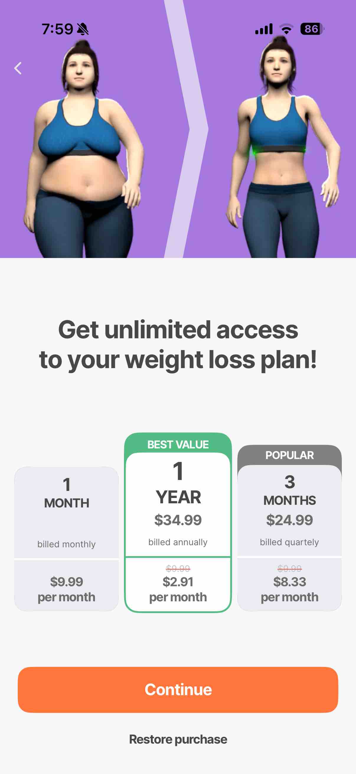 WalkFit: Weight Loss Tracker