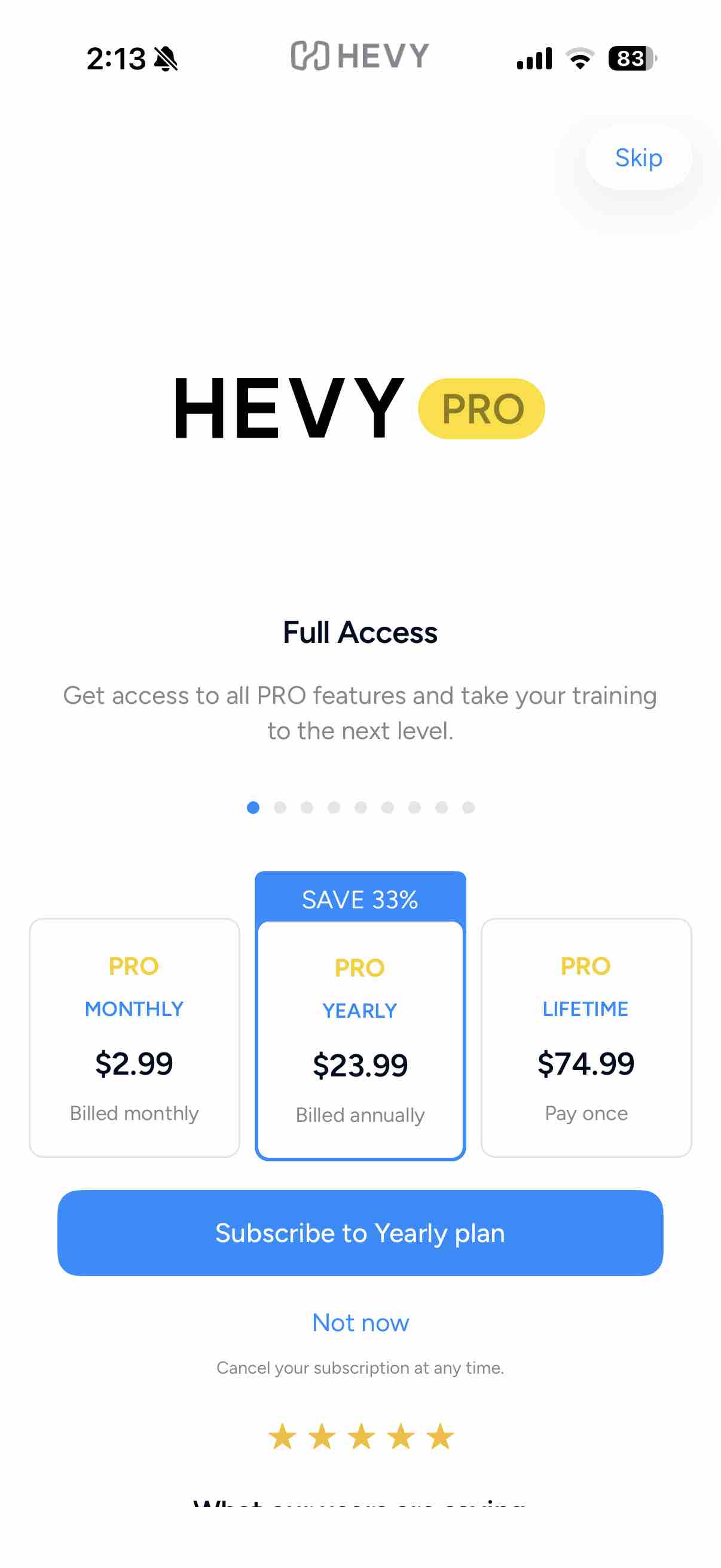Hevy - Workout Tracker Gym Log